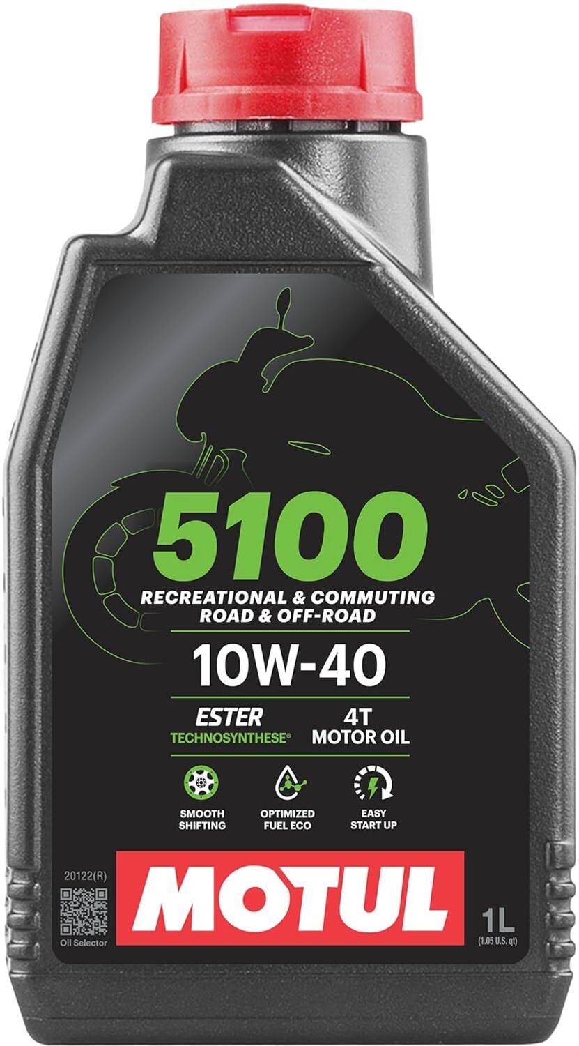 MOTUL 5100 4T 10W-40 Semi Synthetic Engine Oil - Image 1