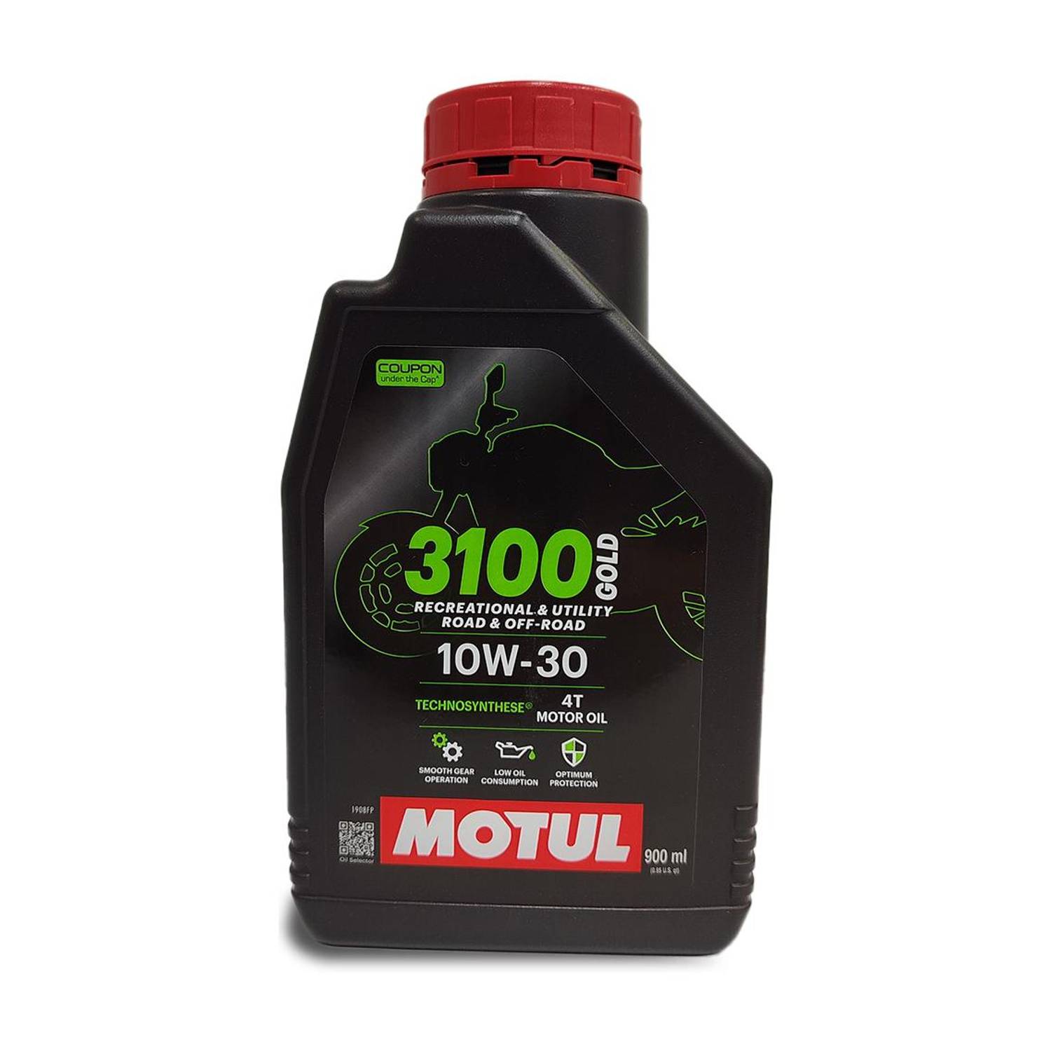 MOTUL 3100 Gold 4T 10W-30 Gold 10W-30 Technosynthese Synthetic Blend Engine Oil