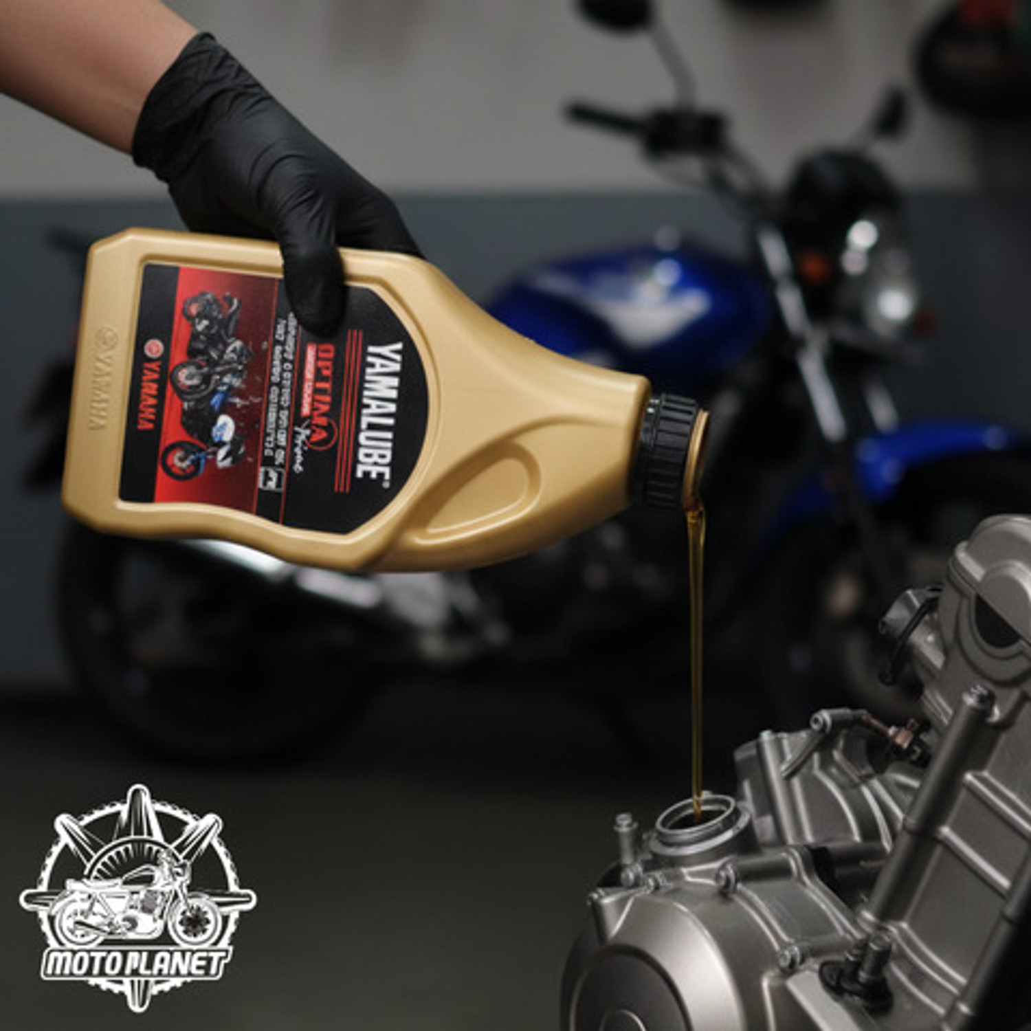 Image of MOTO PLANET MPD-Yamalube OPTIMA 10W-40 SL /MA PRIME 1L Motor Oil Part No. AD410 MPD-Yamalube OPTIMA 10W-40 SL /MA PRIME 1L Motor Oil Part No. AD410 Full-Synthetic Engine Oil
