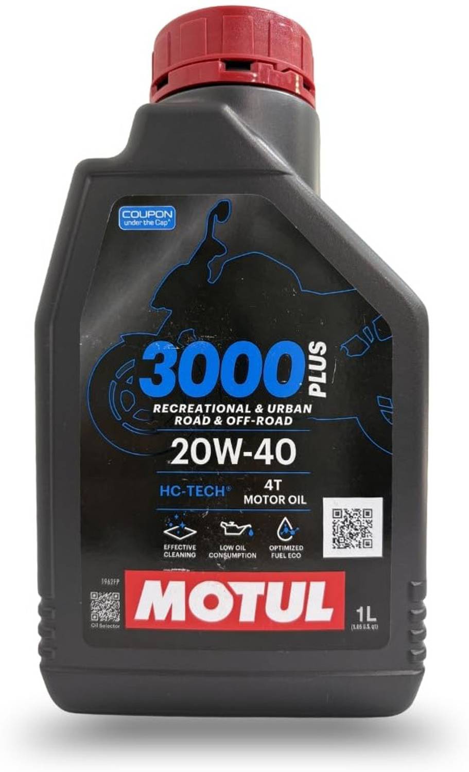 MOTUL 3000 4T Plus 20W-40 1L Engine Oil - Image 1