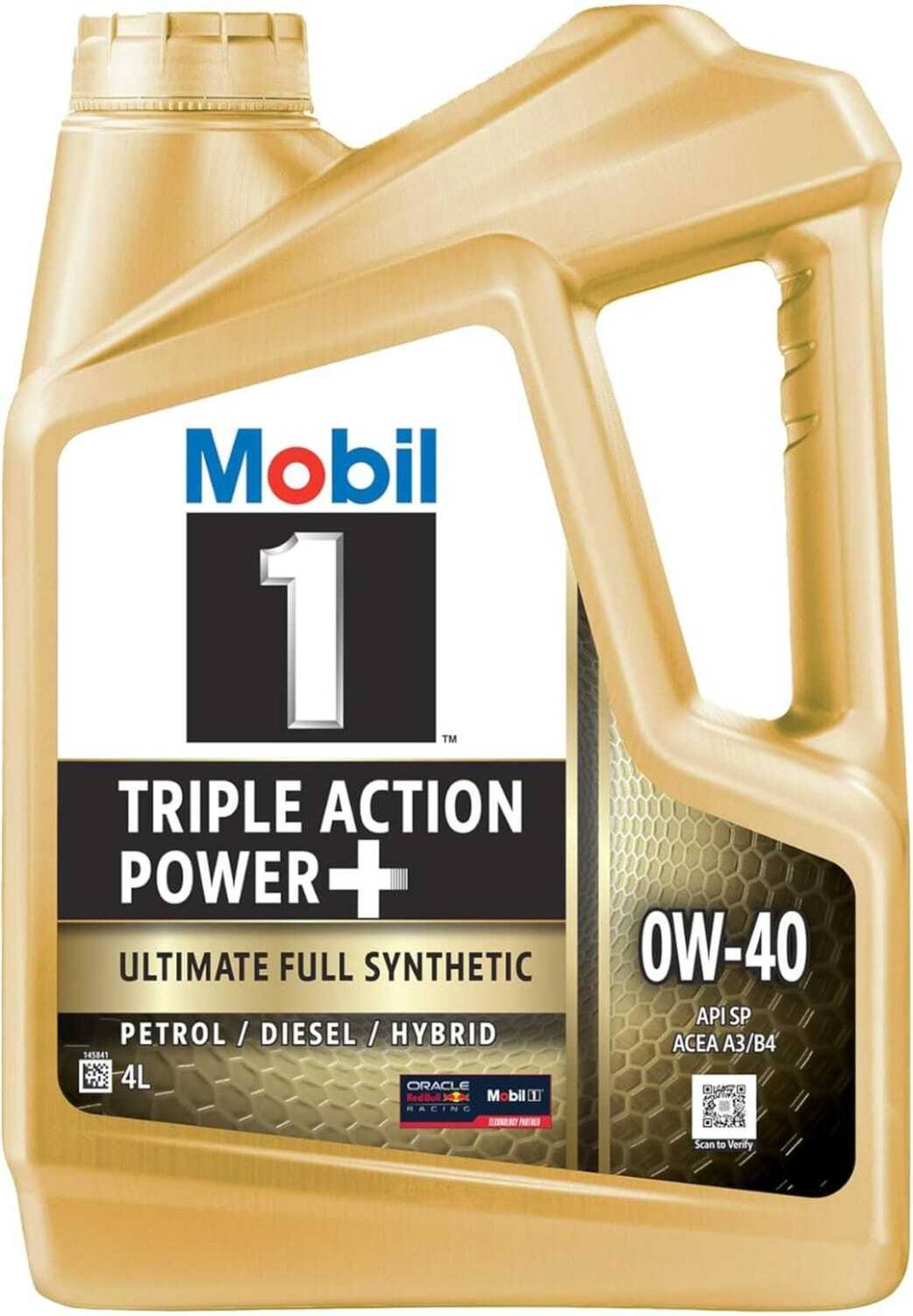 MOBIL1 Mobil 1 0W-40 Mobil 1™ Triple Action Power+ 0W-40(4LTR