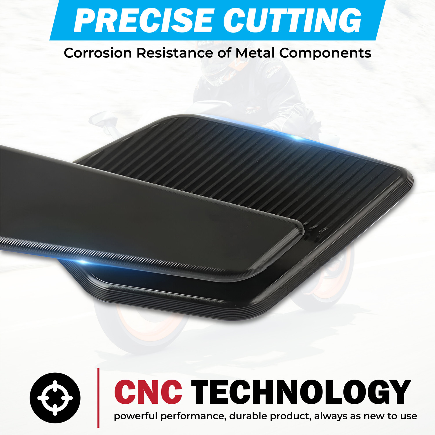 Image of OBEROI'S TRADERS Manual Rear View Mirror For TVS Appache RTR 160, Appache RTR 180