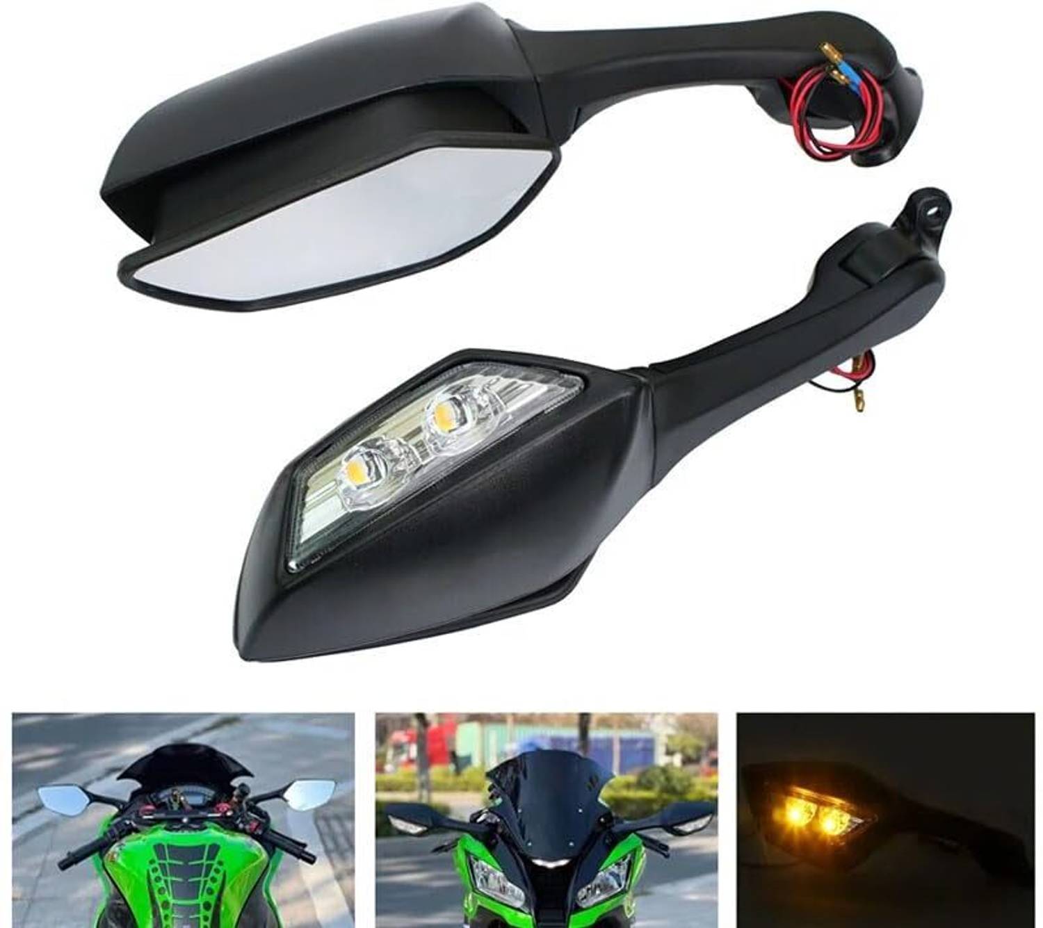 RACER'S Manual Rear View Mirror for Yamaha, KTM, TVS, Suzuki, Honda, - Image 2
