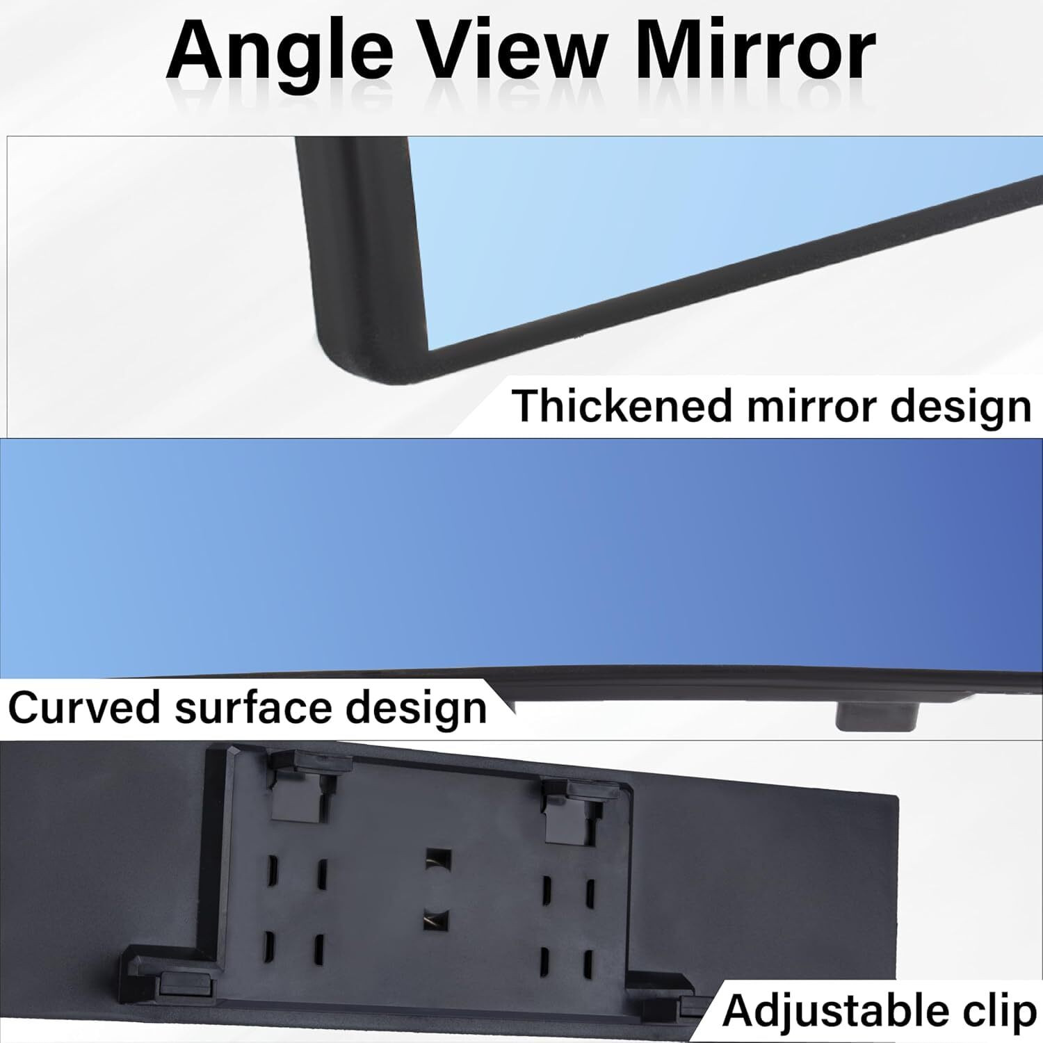 Image of Pranshi Manual Rear View Mirror For Universal For Car Universal For Car