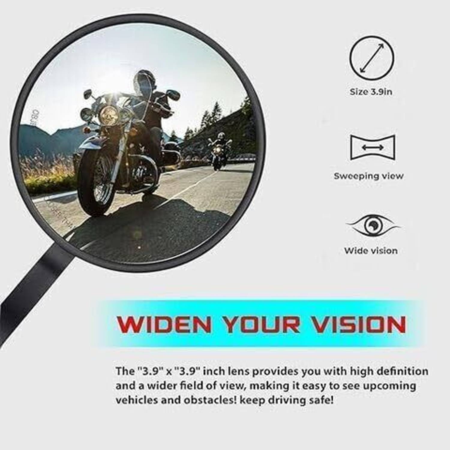 Vtrust Manual Rear View Mirror For Royal Enfield - Image 5
