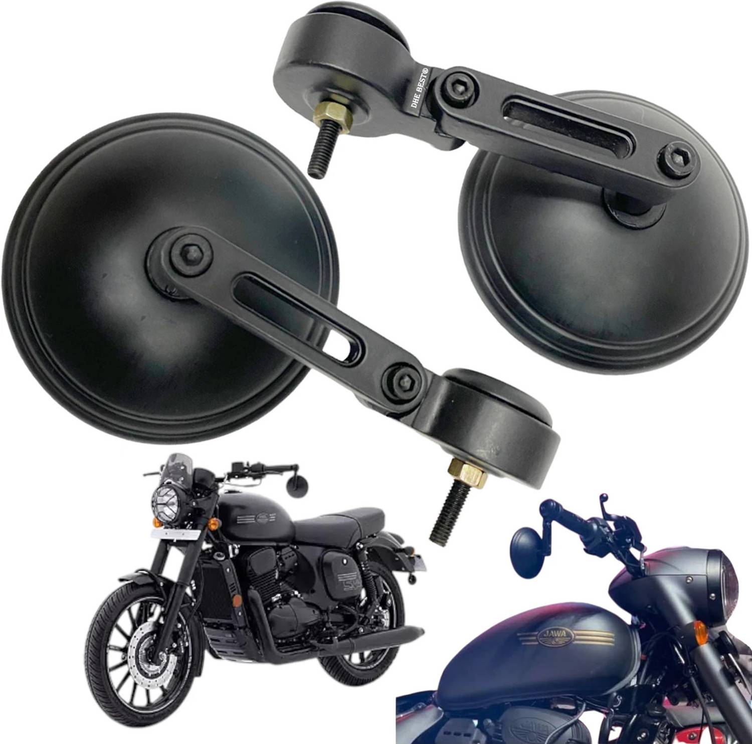 TA Manual Rear View Mirror for Royal Enfield - Image 3