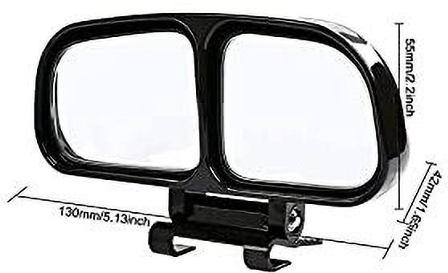 Image of CCE Manual Blind Spot Mirror, Driver Side, Passenger Side For Mahindra, Universal For Car, Suzuki, Toyota Scorpio, Universal For Car, Swift Dzire, Fortuner