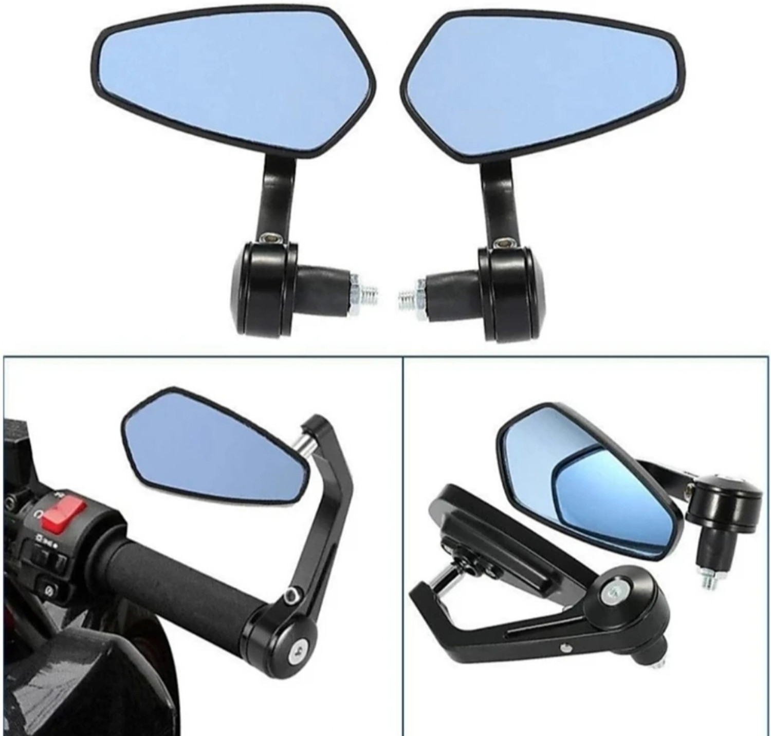 Image of APAuto Manual Rear View Mirror For KTM Continental GT
