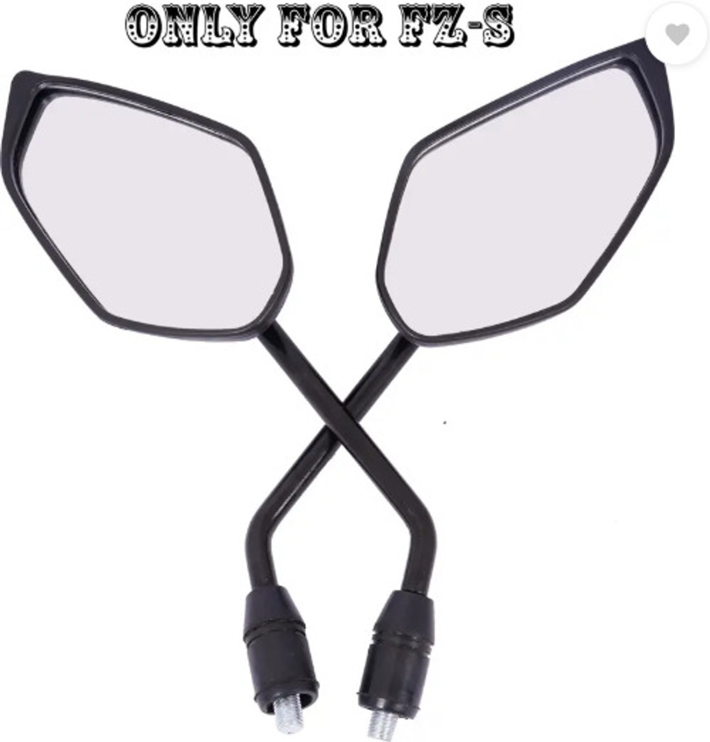 Image of Y retail Manual Rear View Mirror For Yamaha FZ-S