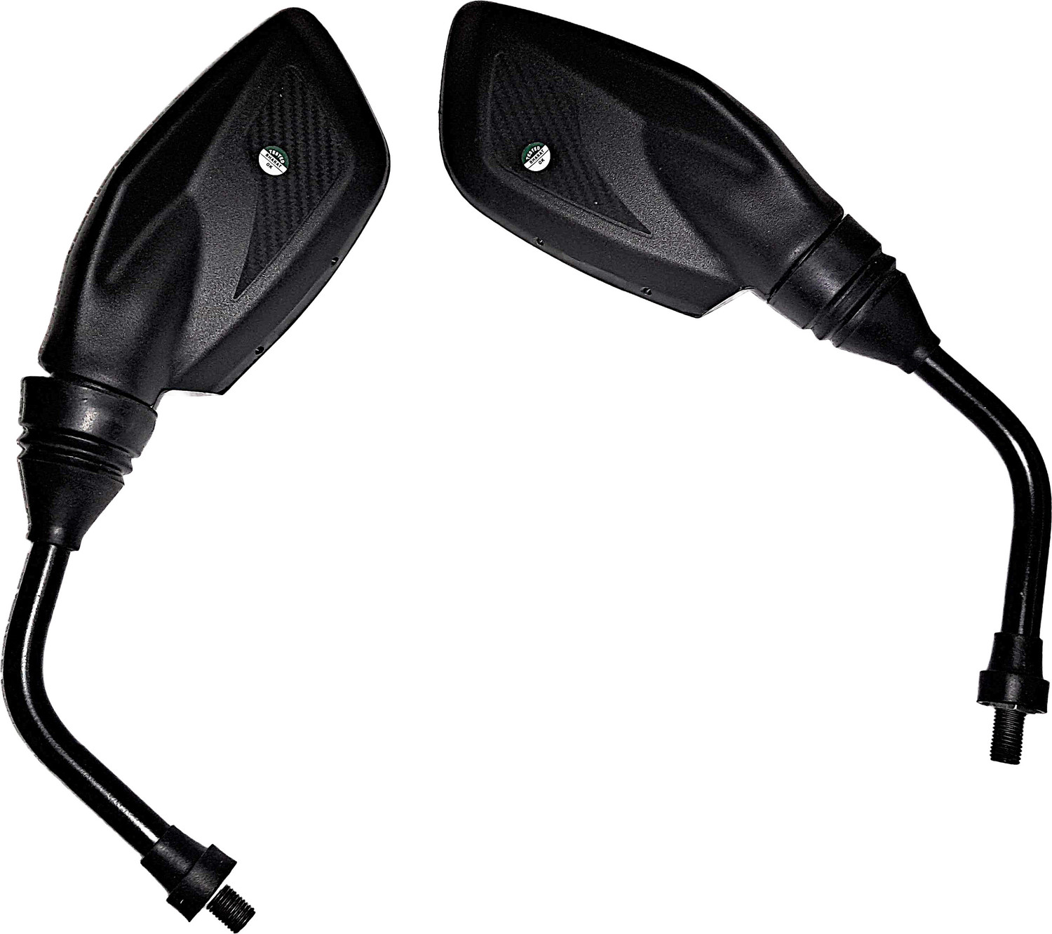 Image of VKHAS Manual Dual Mirror, Rear View Mirror For TVS Appache RTR 160, Appache RTR 180