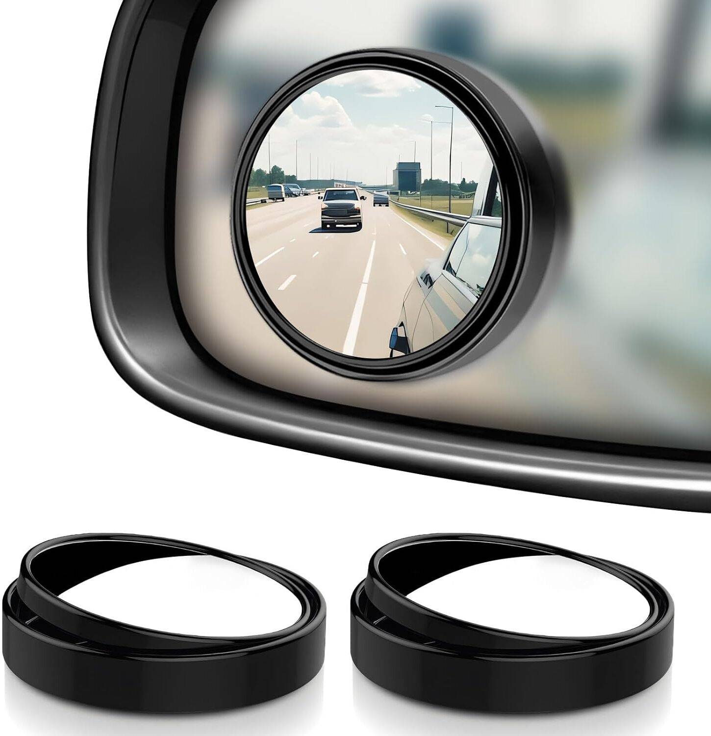Aarambh Manual Blind Spot Mirror, Rear View Mirror For Mahindra, Toyota, Tata, Bajaj, Datsun 7 Series, 3 Series