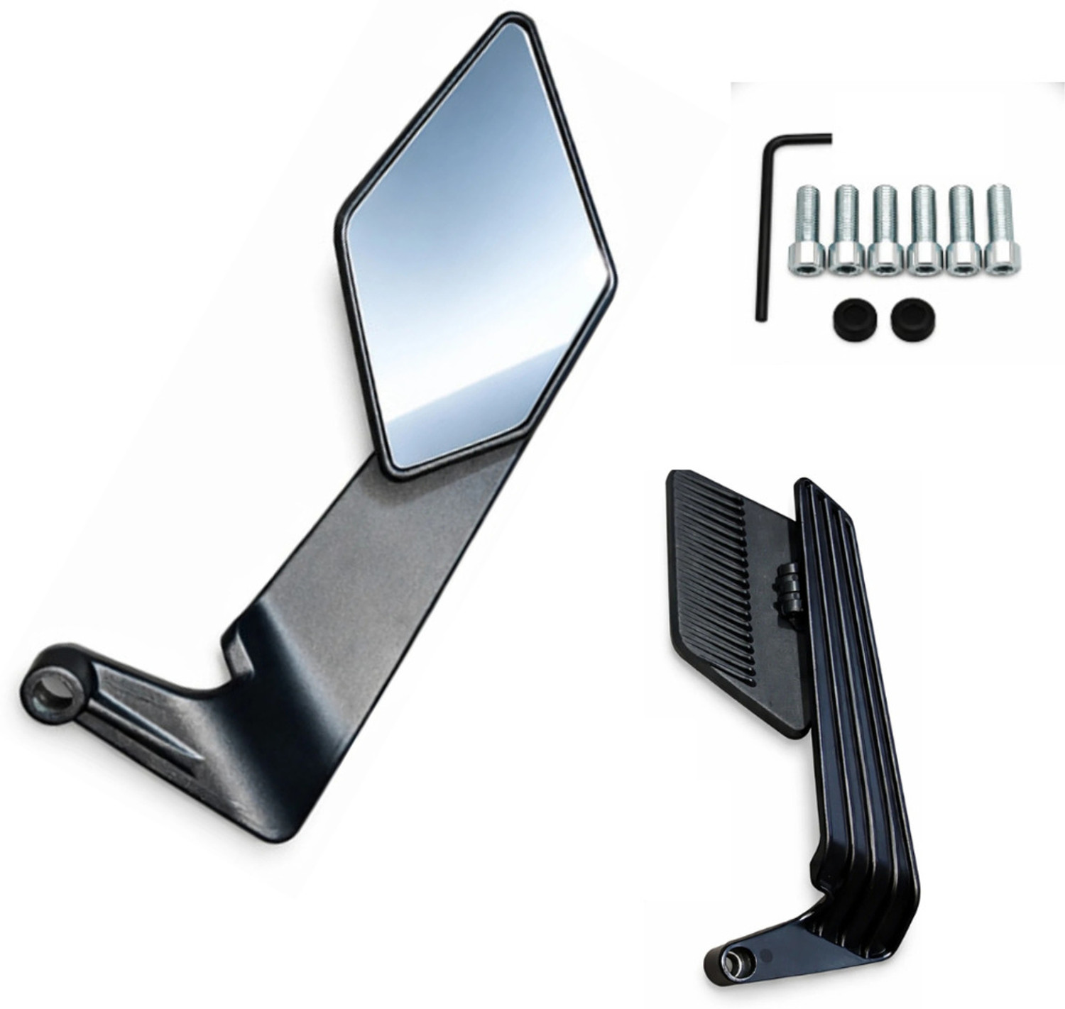 Image of moky pro Manual Rear View Mirror For Universal For Bike 1 Series