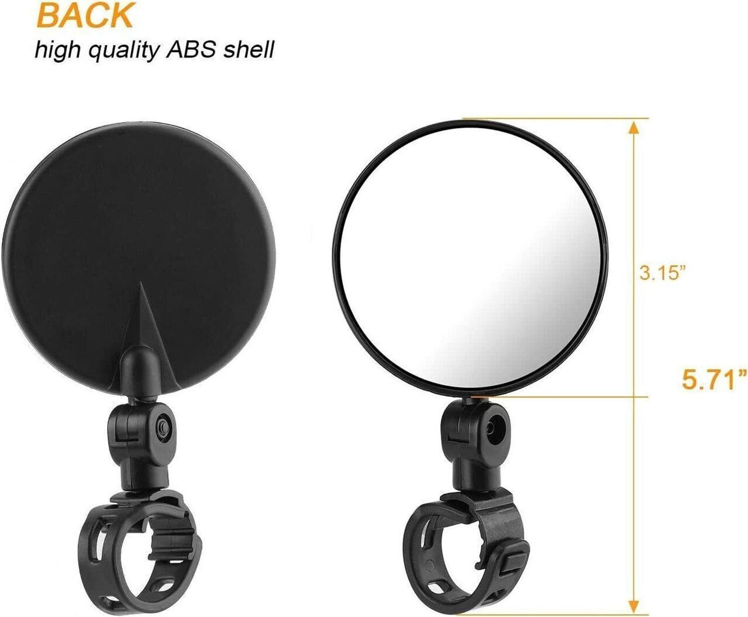 Image of QUIFF Manual Rear View Mirror For Hero, Honda, Royal Enfield, TVS, Universal For Bike Universal For Bike