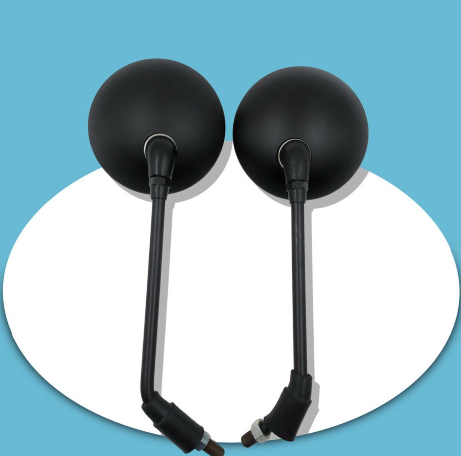 Image of KING GENUINE Manual Rear View Mirror For Royal Enfield Classic 350, Classic 500, Thunderbird 350