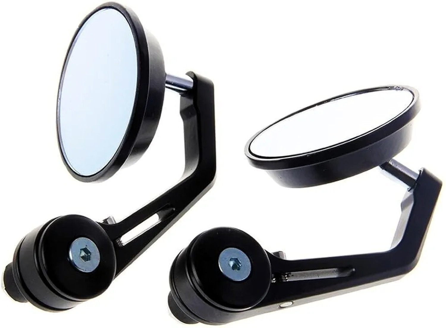 Image of JMA TRADING Manual Rear View Mirror For Bajaj Platina 100 DTS-i