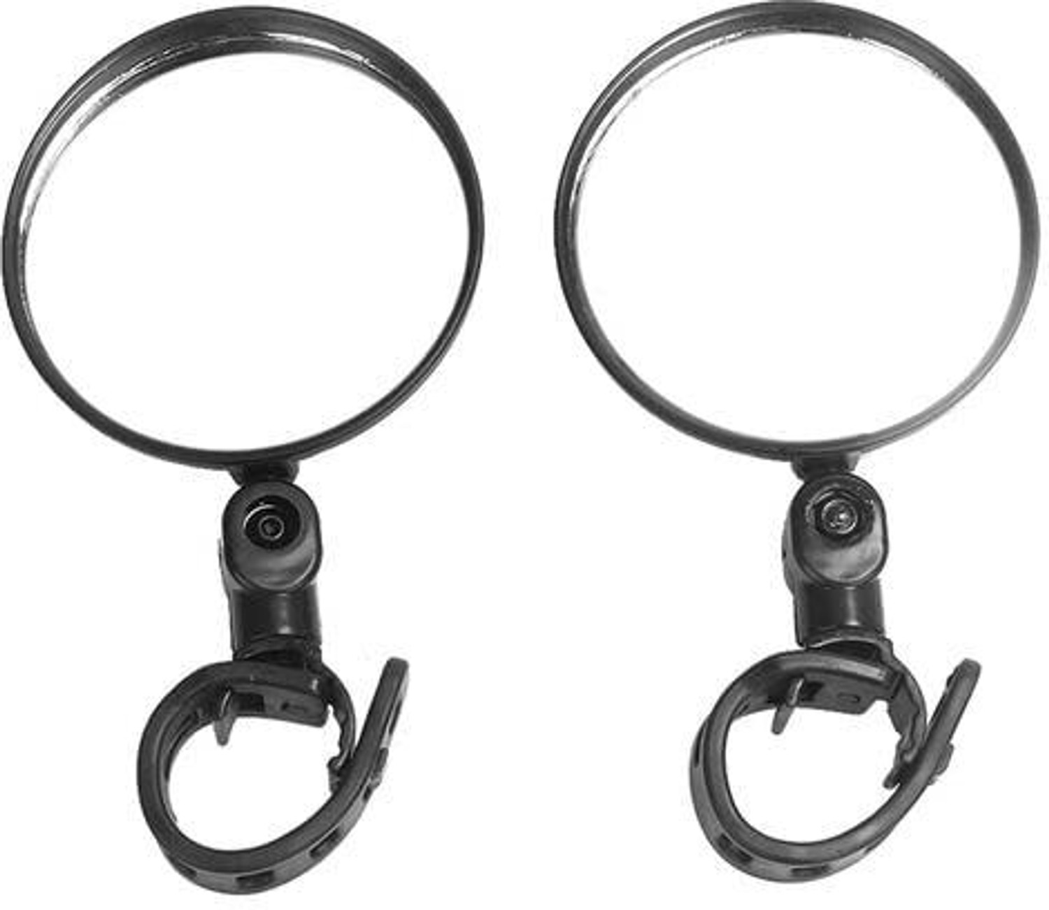 Image of Gymisa 360 Rotary Bicycle Rearview Mirror (ABS Plastic, 2Piece) Rearview Radar Mirror Rearview Radar Mirror