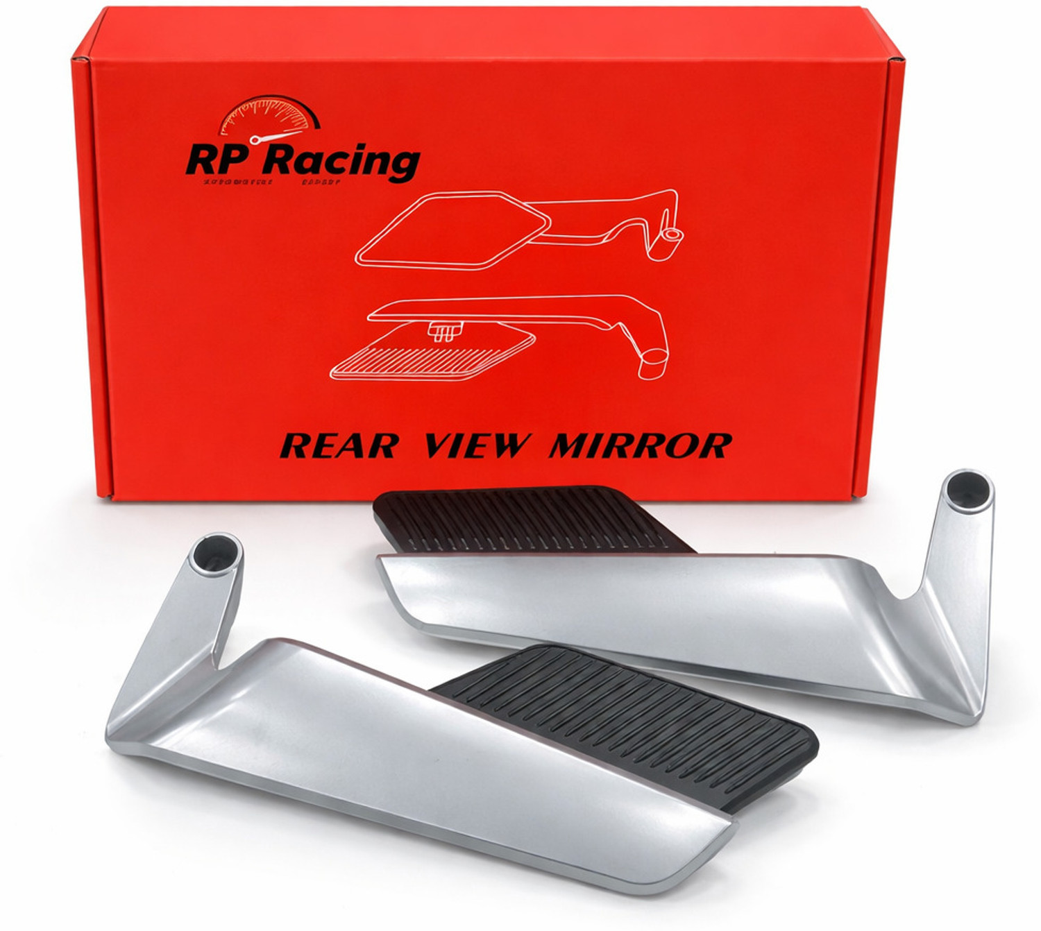 Image of ASRYD Manual Rear View Mirror For Universal For Bike Universal For Bike