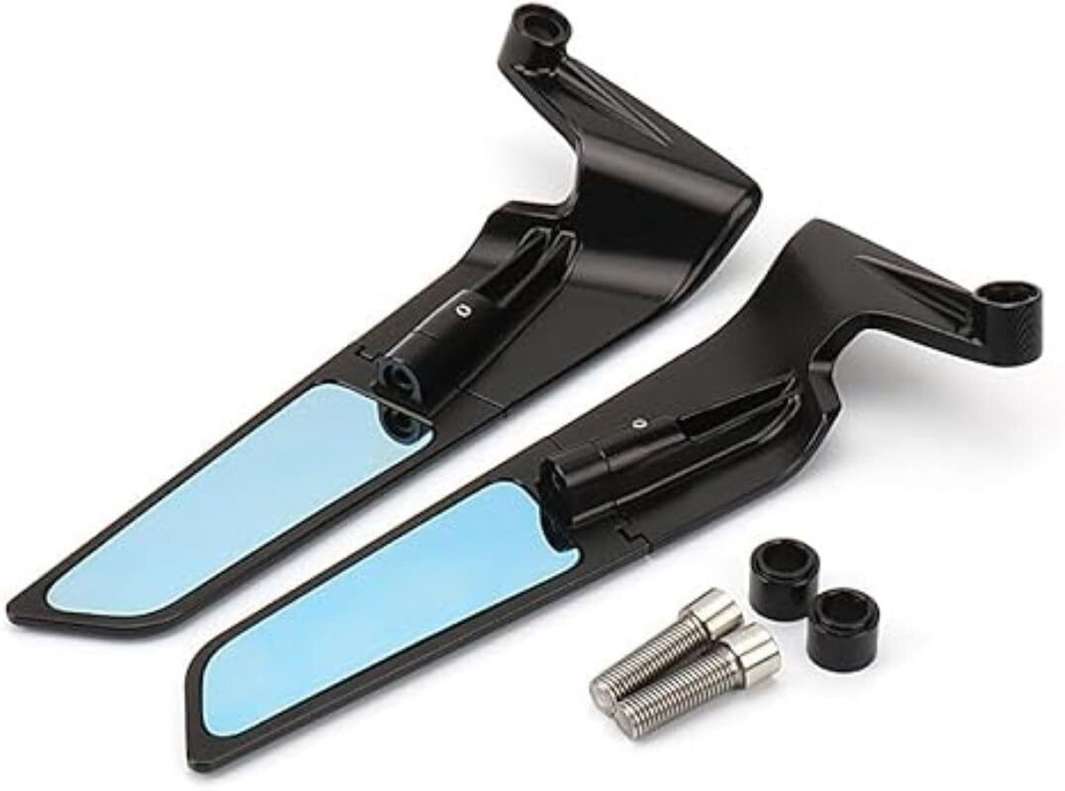 Image of Jetnix Manual Rear View Mirror For Yamaha, KTM, Honda Universal For Bike