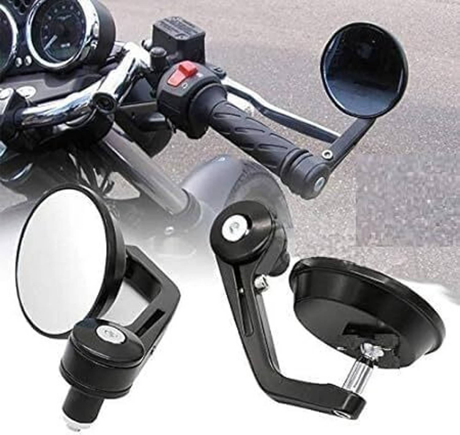 NAKODA Manual Rear View Mirror for Royal Enfield - Image 2