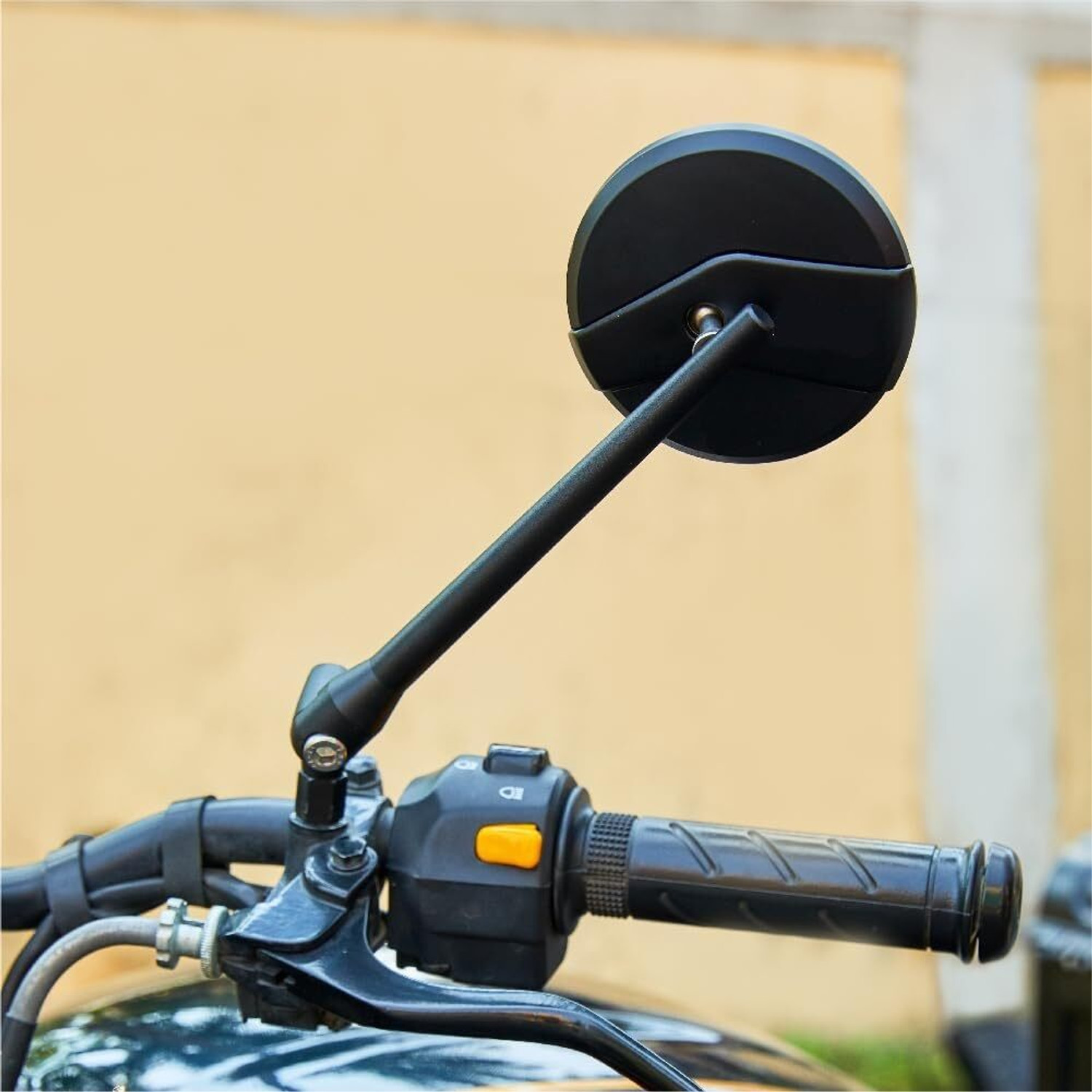 Image of nirwana Manual Rear View Mirror, Passenger Side, Driver Side For Royal Enfield, Universal For Bike CD Deluxe, Activa, Dream Yuga, Classic 500, Universal For Bike