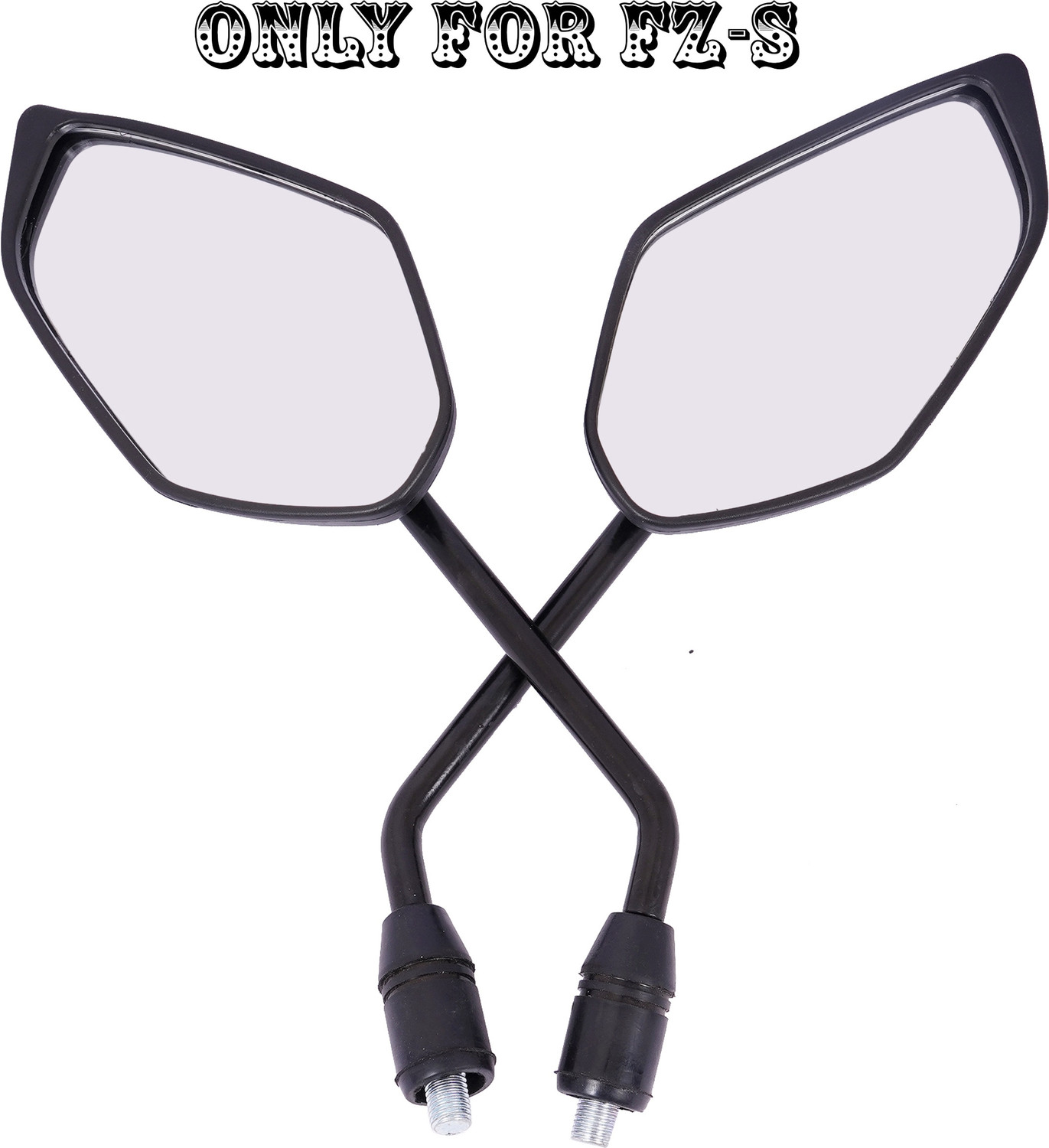 Image of VKHAS Manual Rear View Mirror, Dual Mirror For Yamaha FZ-S