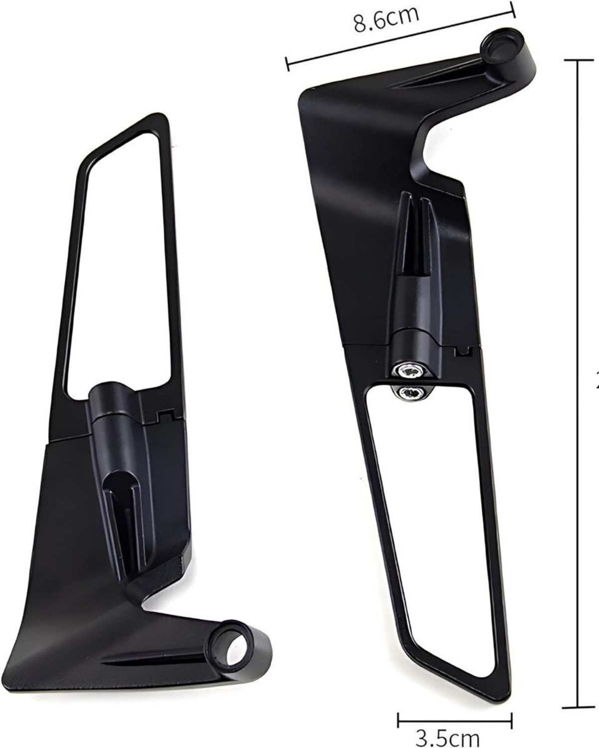 Image of BIKEBLOOM Manual Rear View Mirror For Universal For Bike, KTM, Honda Duke 200, Duke 390, Universal For Bike, FZ-S