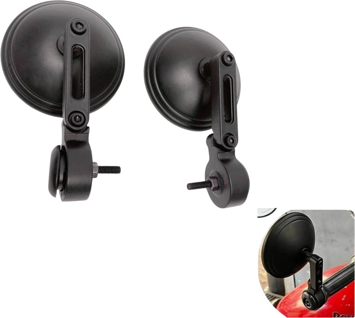 KILLERRYDER Manual Rear View Mirror for Bike - Image 4