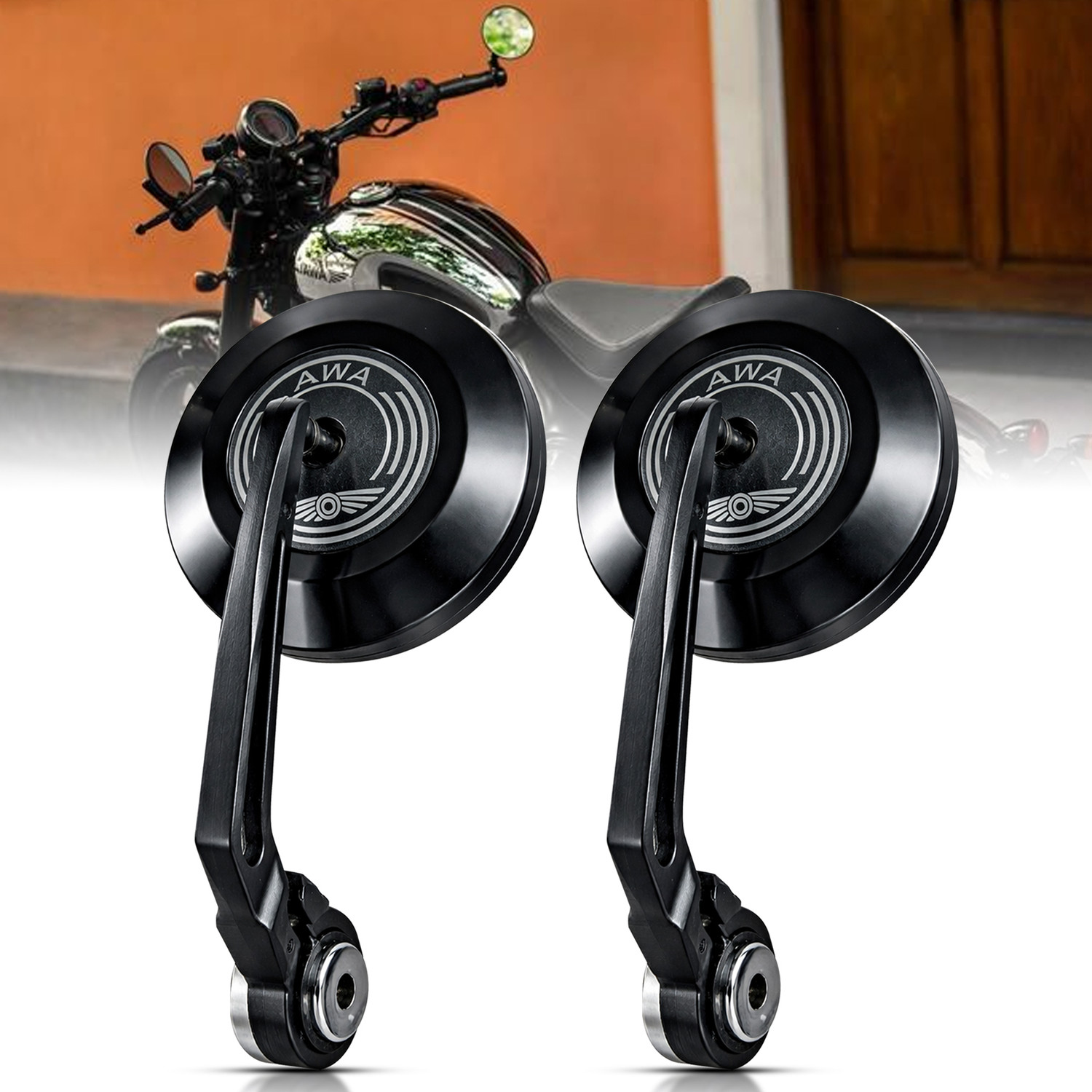 Image of Otoroys Manual Rear View Mirror For Universal For Bike Universal For Bike