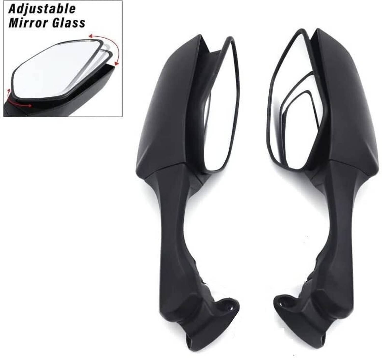 RACER'S Manual Rear View Mirror for Yamaha, KTM, TVS, Suzuki, Honda, - Image 3
