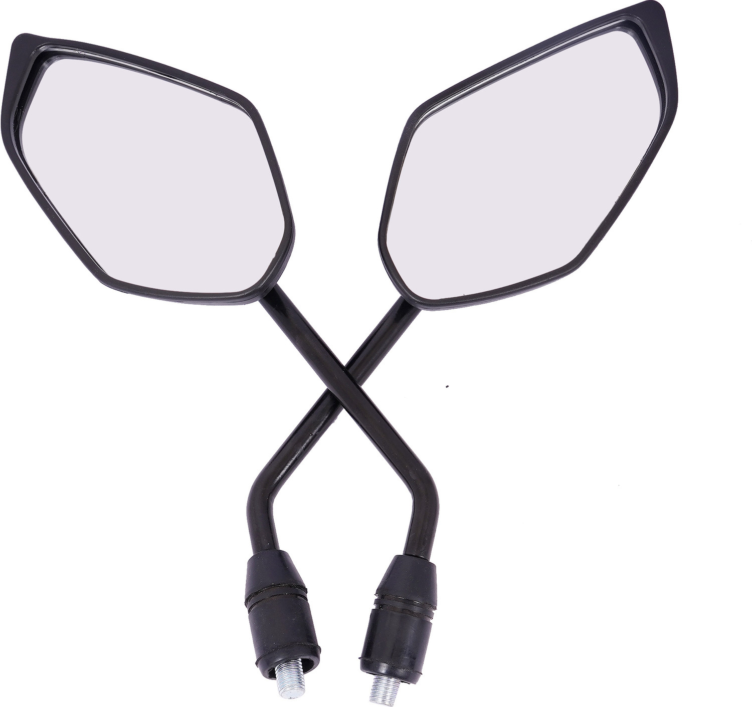 Image of VKHAS Manual Rear View Mirror, Dual Mirror For Yamaha FZ-S