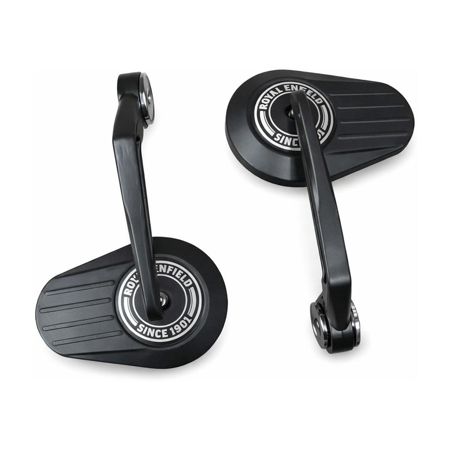 Image of ASRYD Manual Rear View Mirror, Dual Mirror For Royal Enfield Classic 350, Thunderbird 350, Continental GT, Hunter 350, Super Meteor 650, Shotgun 650