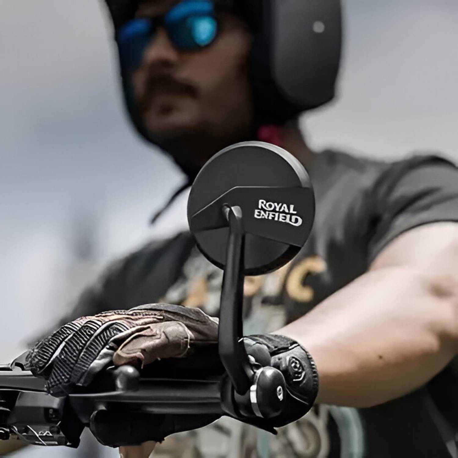 AutoHulk Manual Rear View Mirror for Royal Enfield - Image 2