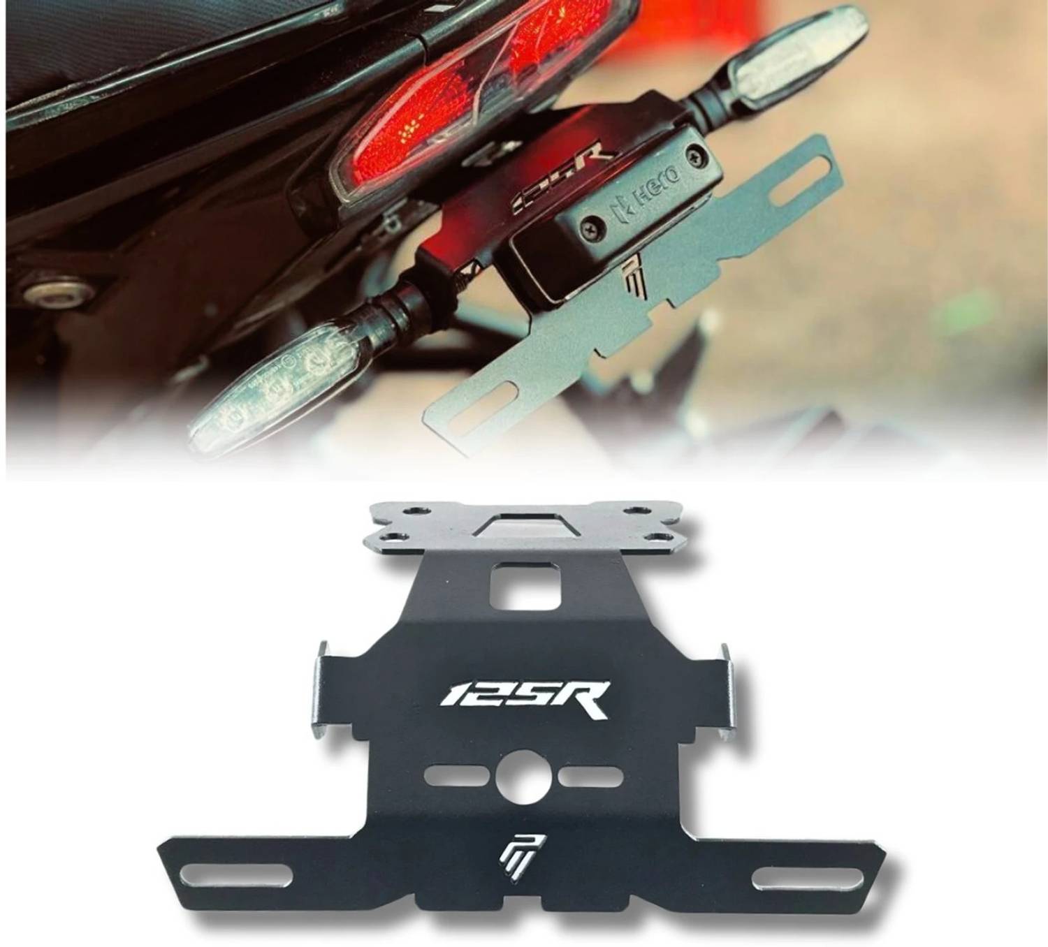 Autoladders Heavy Hero Xtreme 125R Tail Tidy Number Plate Holder Fender Eliminator Bike Number Plate