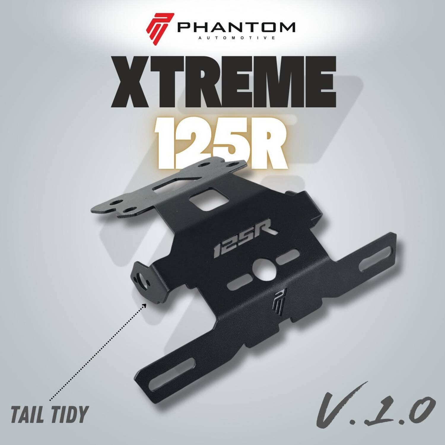 PHANTOM Hero Xtreme 125R Tail Tidy Number Plate Holder - Image 2