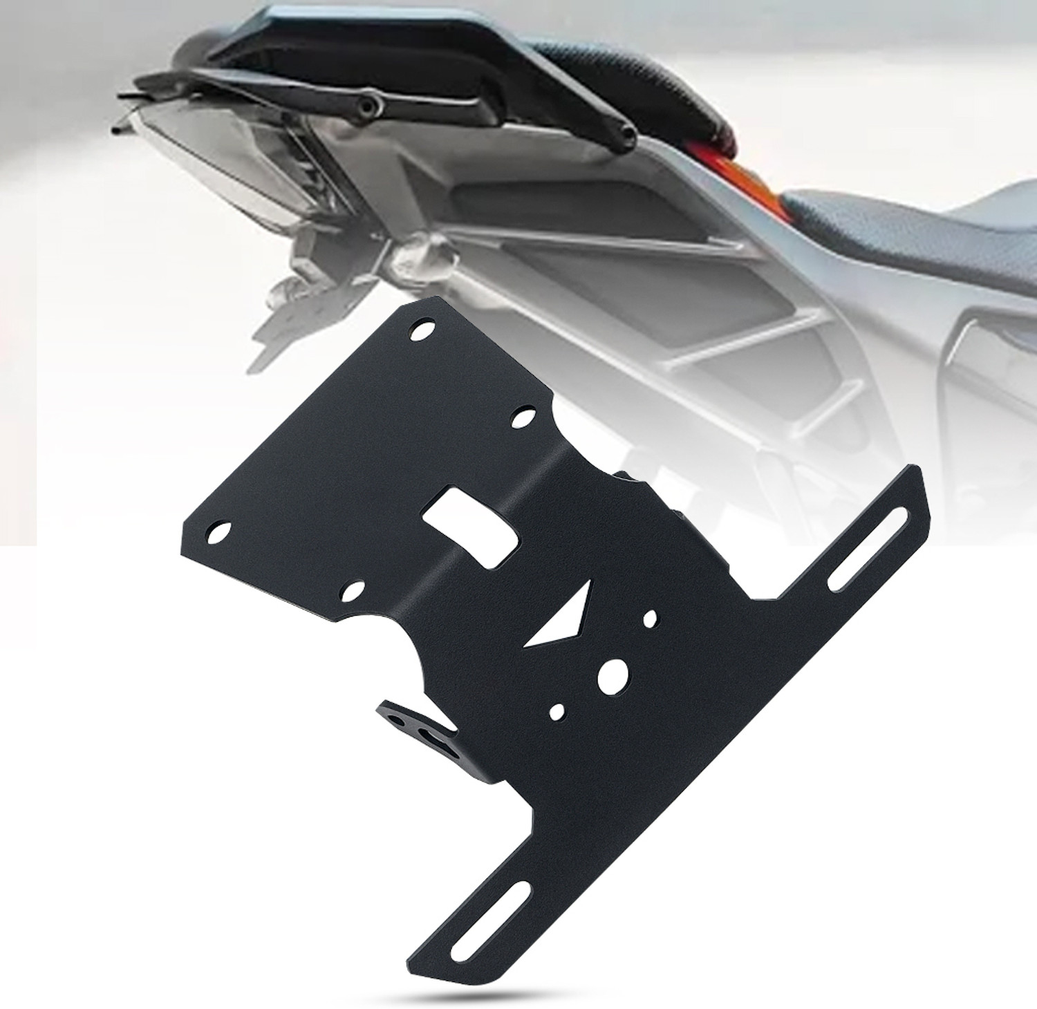Image of Vagary GEN 3 TIDY TAIL NUMBER PLATE HOLDER Bike Number Plate