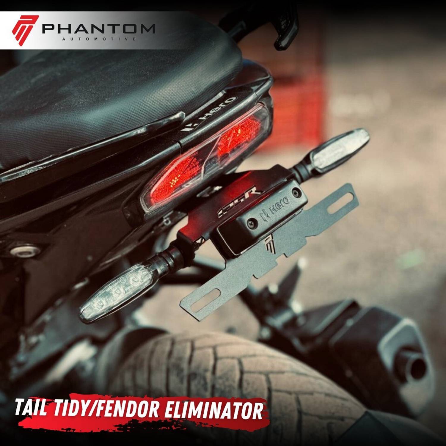 PHANTOM Hero Xtreme 125R Tail Tidy Number Plate Holder - Image 4