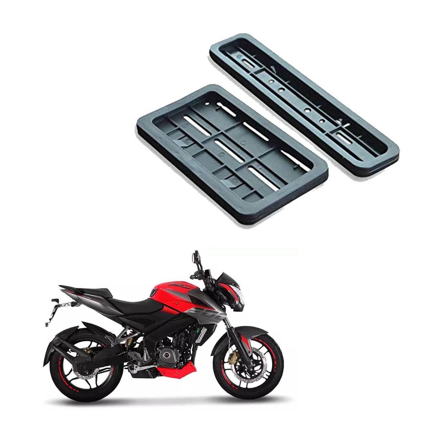 autoformonix Bike Number Plate Frame for Bajaj Pulsar NS 200 Bike Number Plate