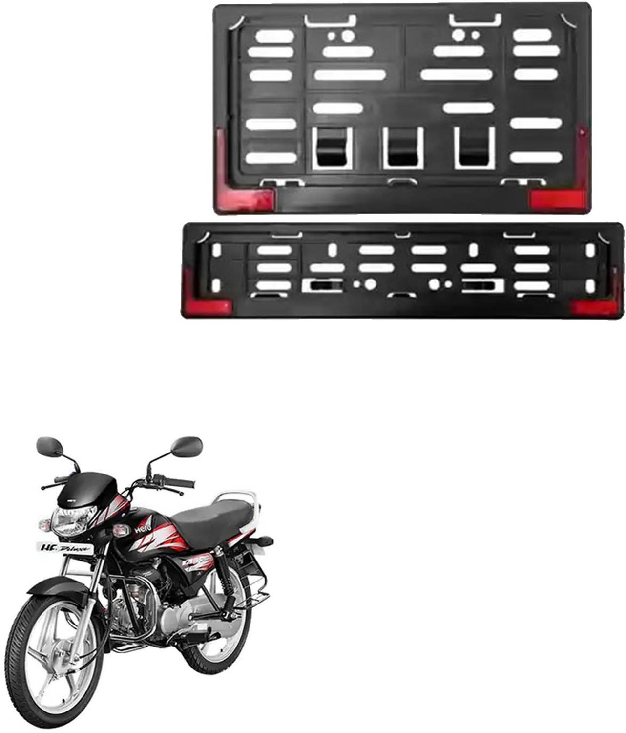 Vagary Bike Number Plate Frame with Reflector - Image 1