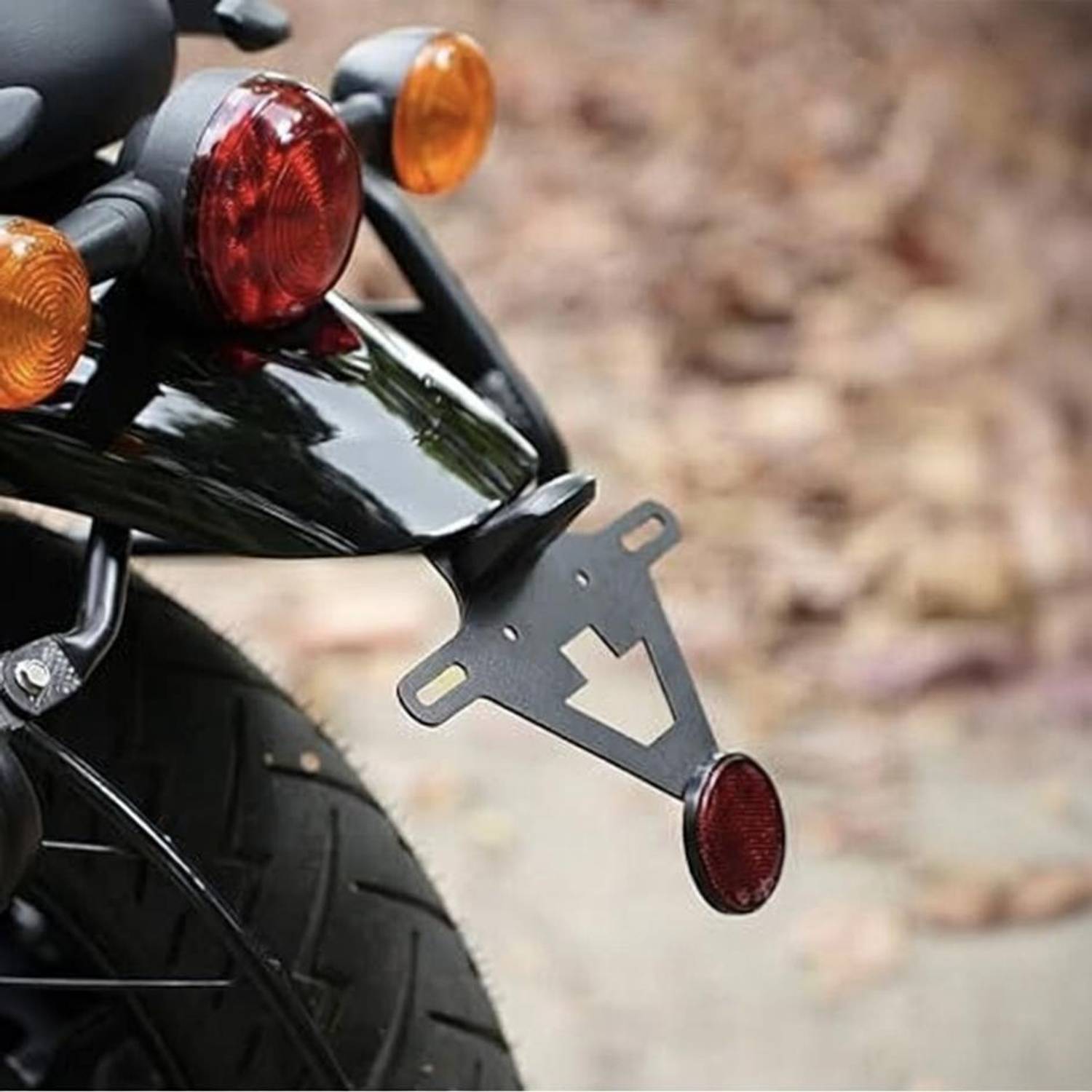 AQRAMX Tail Tidy for RE Hunter 350 Bike Number Plate