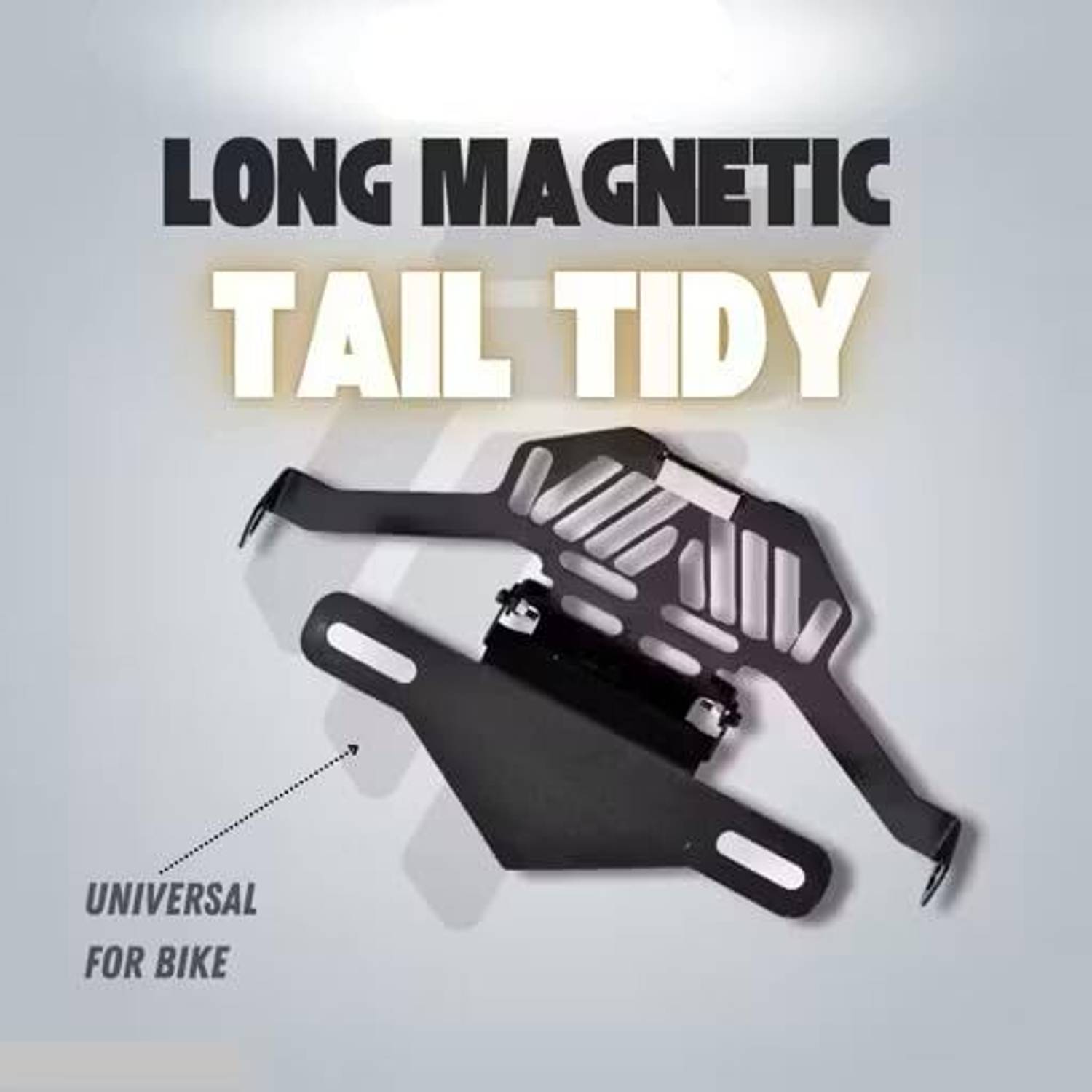 BRXR Universal Magnetic Foldable Tail Tidy & Number Plate Holder - Image 2
