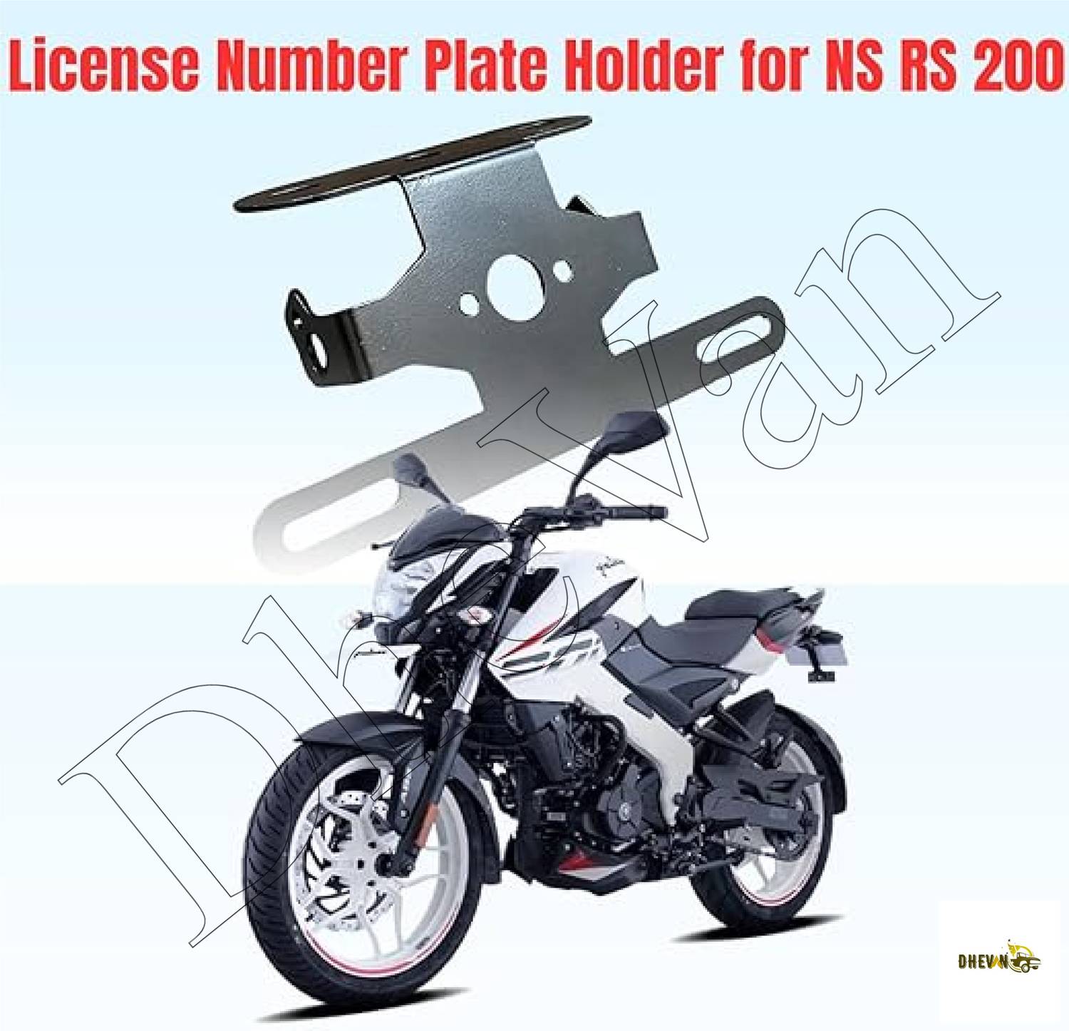 DheVan Tail Tidy/Fender Eliminator for Bajaj Pulsar NS 160 200 NS
