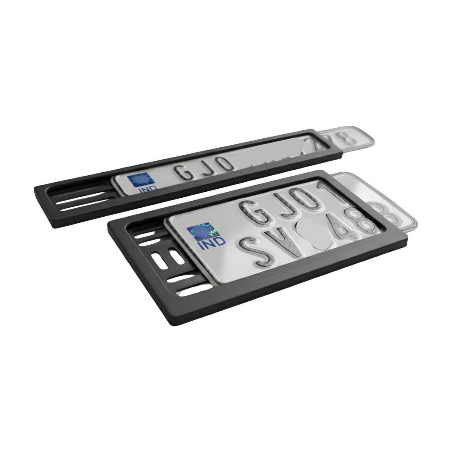 BIKEBUDDY Universal Number Plate Frame for Bikes - Image 1