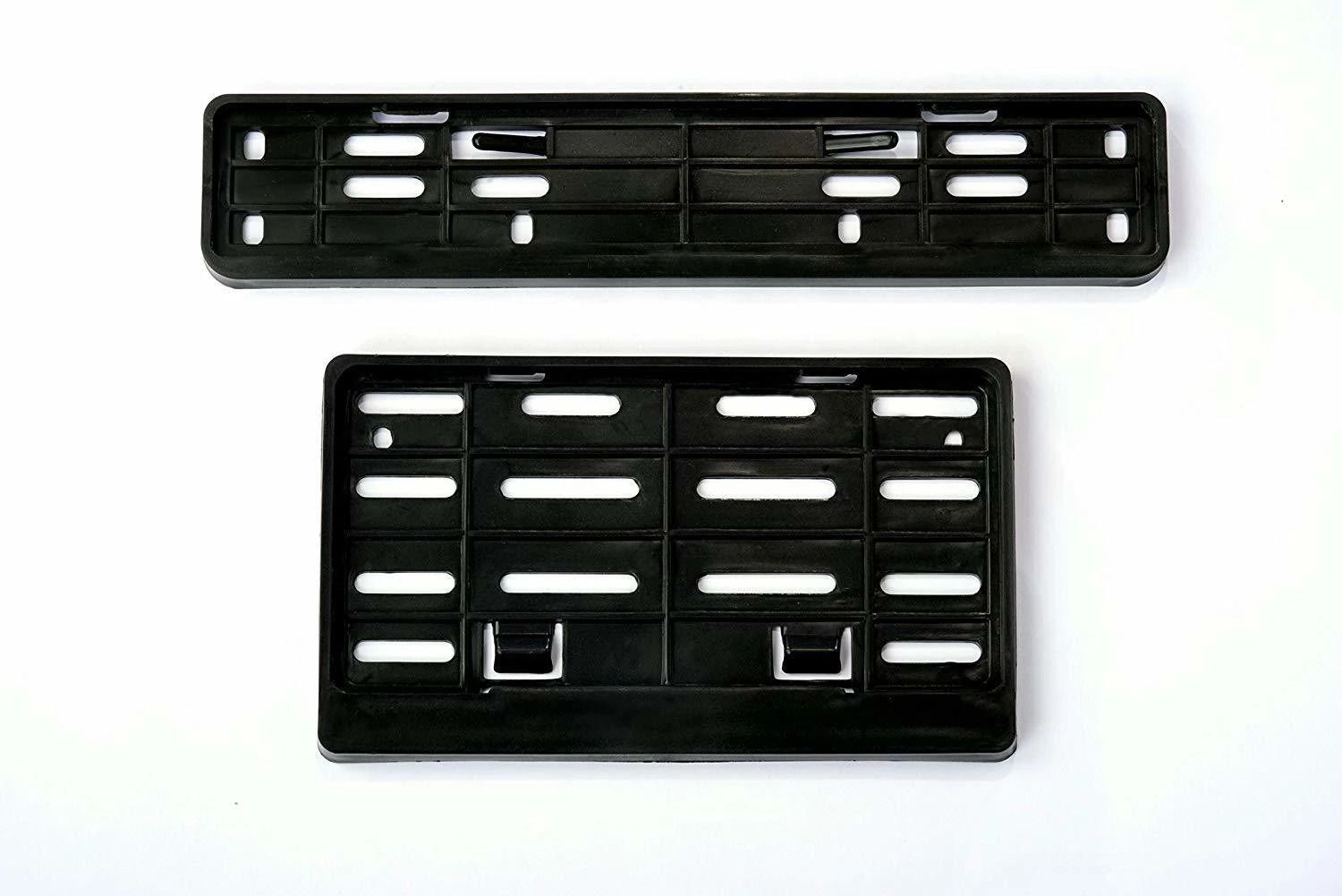 Image of spaziogold Bike Number Plate Frame Reflector(Standard Size for All Bikes) (Front & Back)# Bike Number Plate
