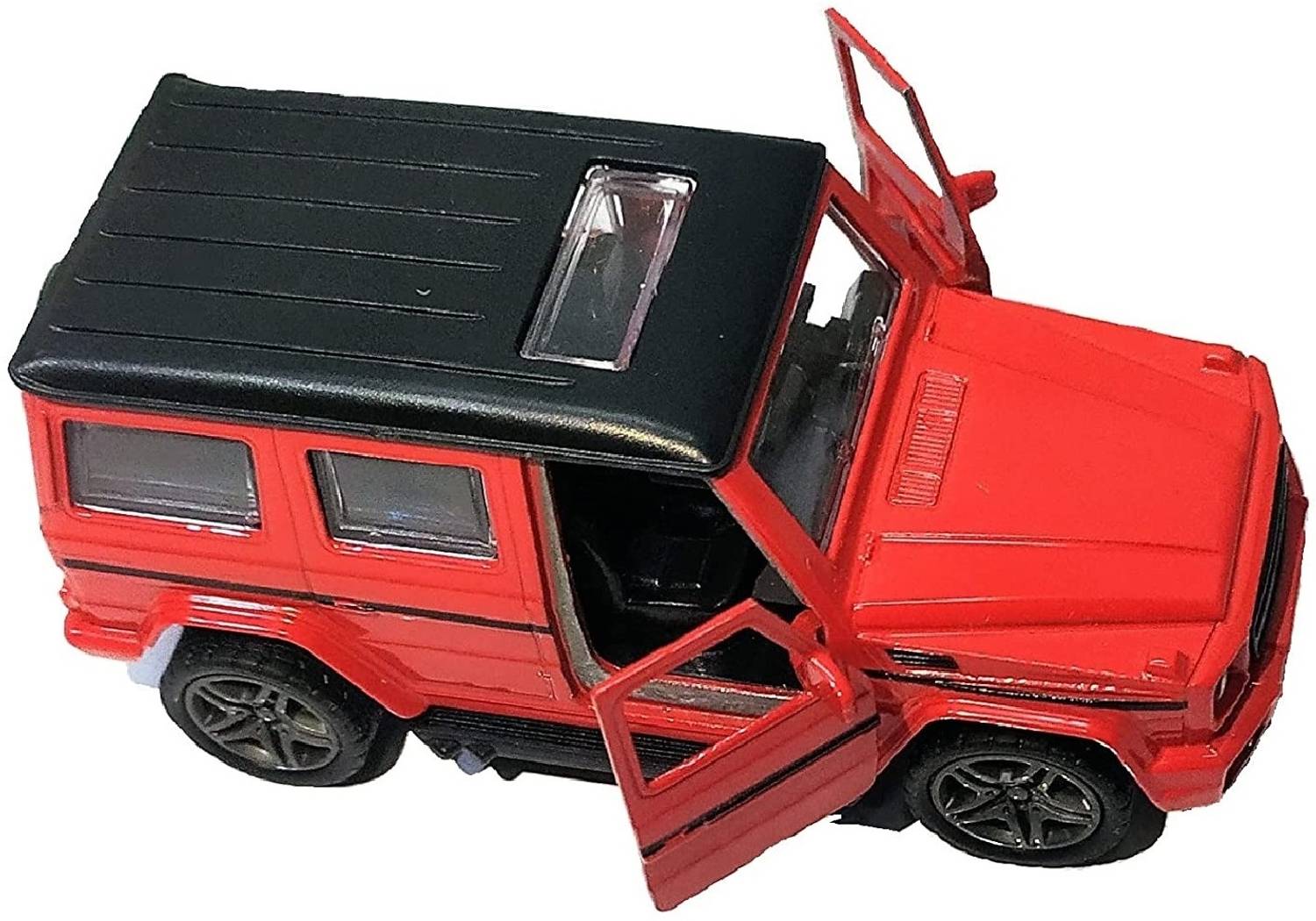 Cabin Hut Die Cast Pull Back Wheels, Trending SUV Hummuer look Door Opening Metal Car Toy