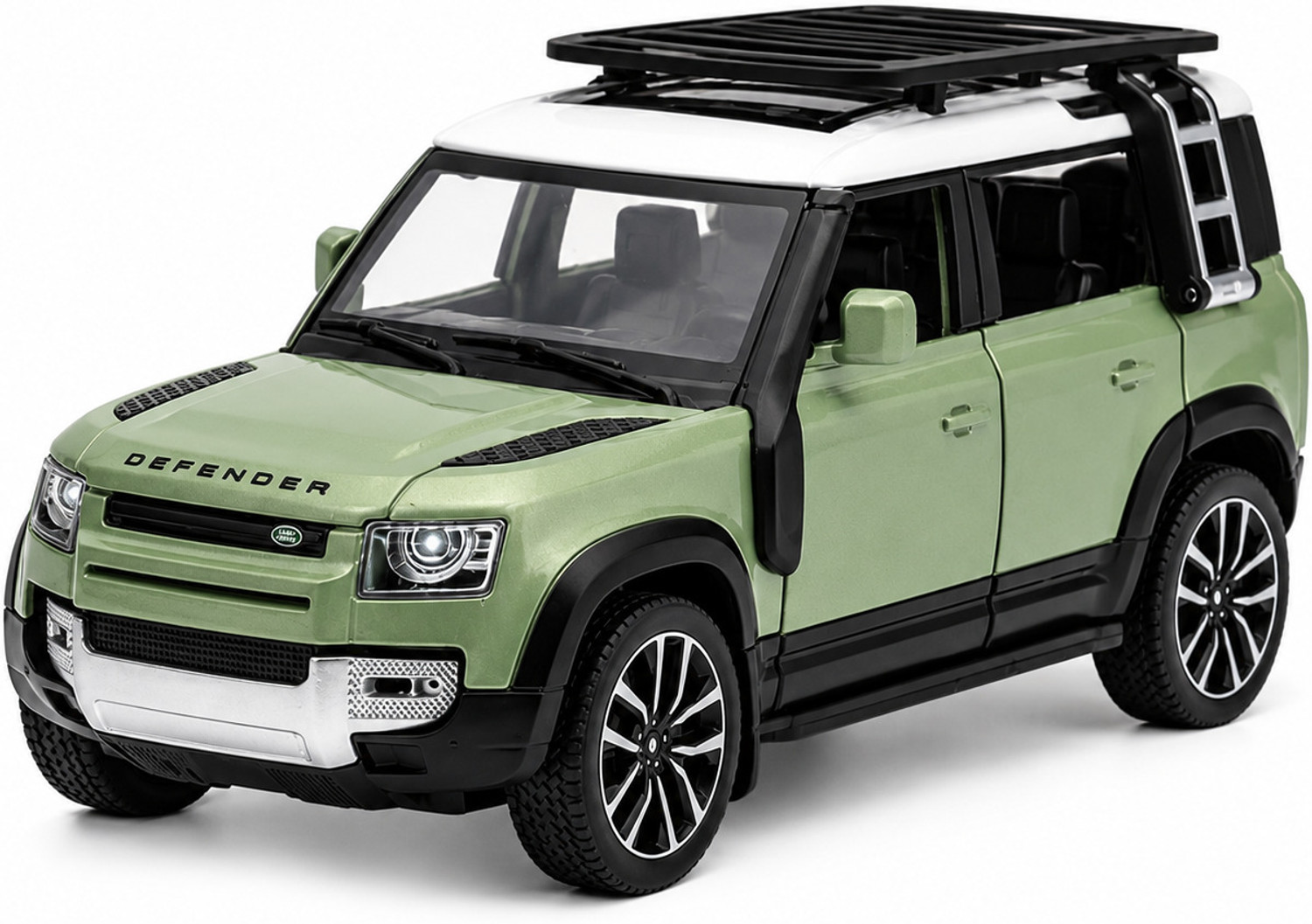 Image of Thriveonix Land Rover Defender 1:32 Metal Car With Openable Door,Light & Sound Car For Kid