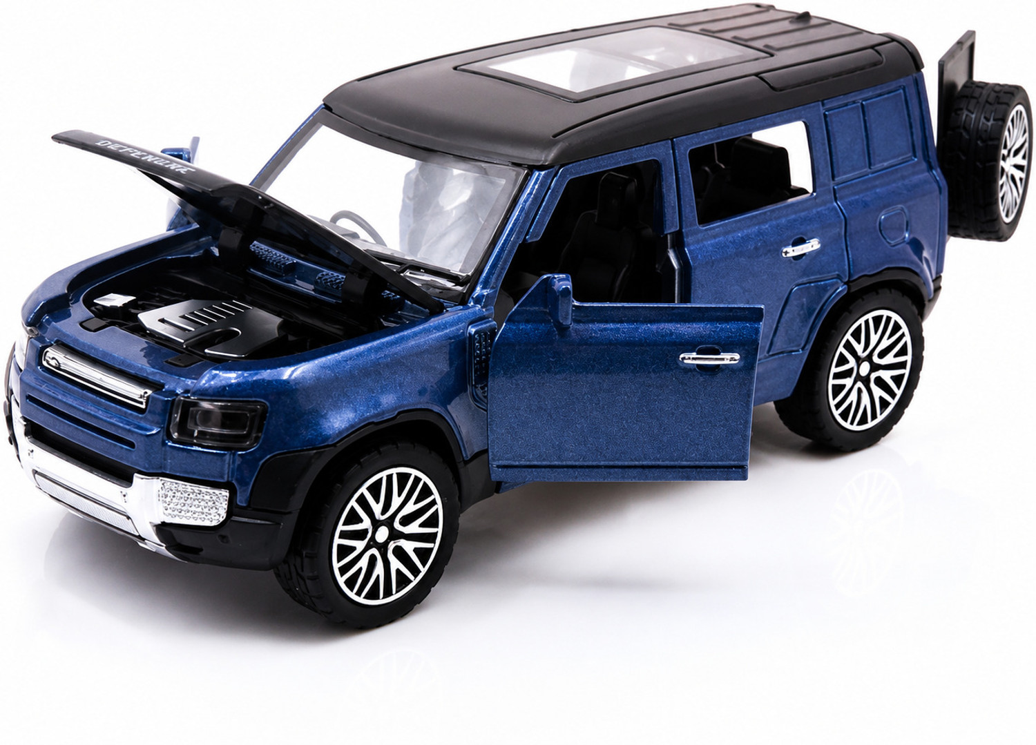 Image of Thriveonix Defender 1:32 Die-Cast Metal Toy Car with Openable Doors | Return Gift for Kids