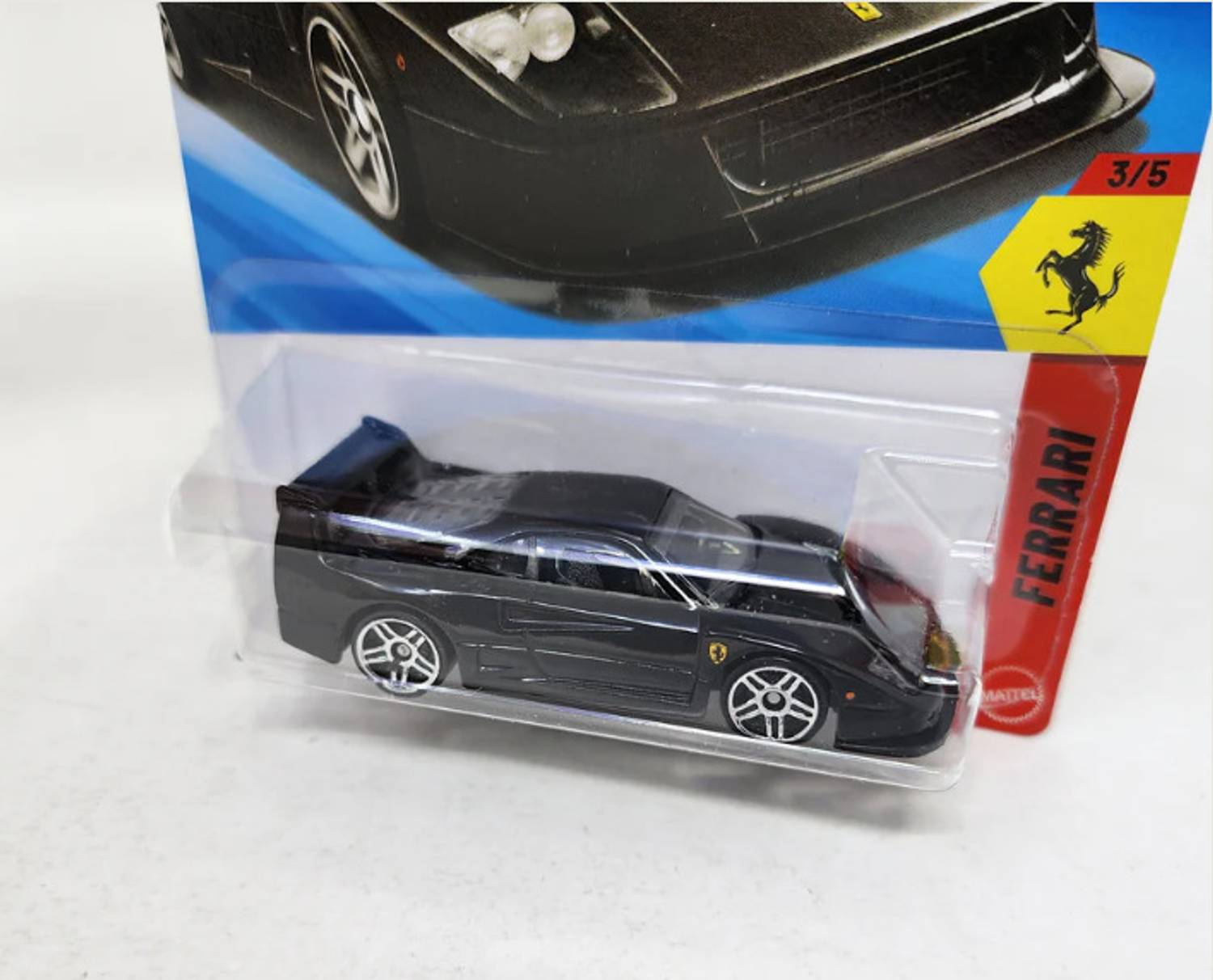 Hot Wheels FERRARI F40 COMPETIZIONE 黒 Hot Wheels Ferrari F40 Competizione Ferrari Ages 3 and Up 63/250