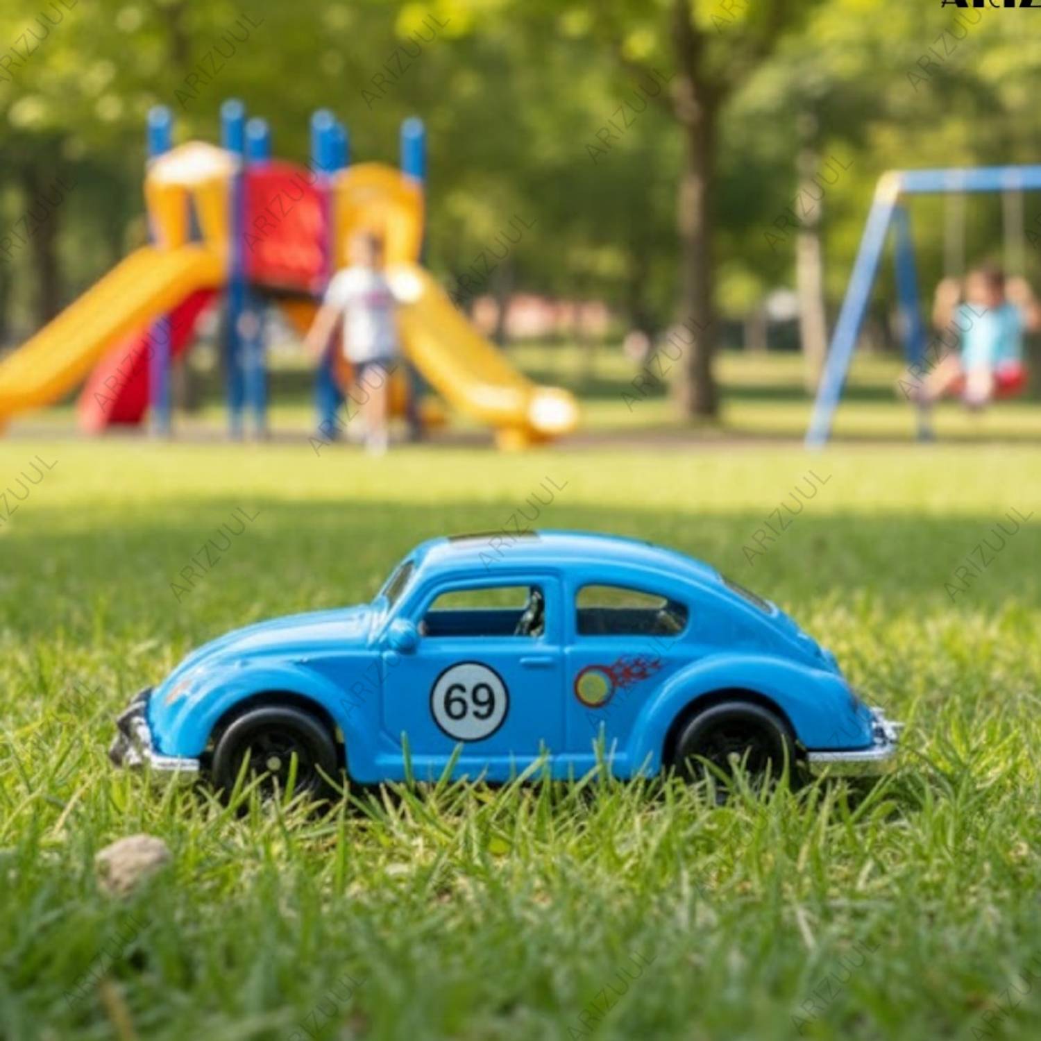 Arizuul Volkswagen Beetle Mini Toy Car 1:64 Scale | Die-Cast Metal