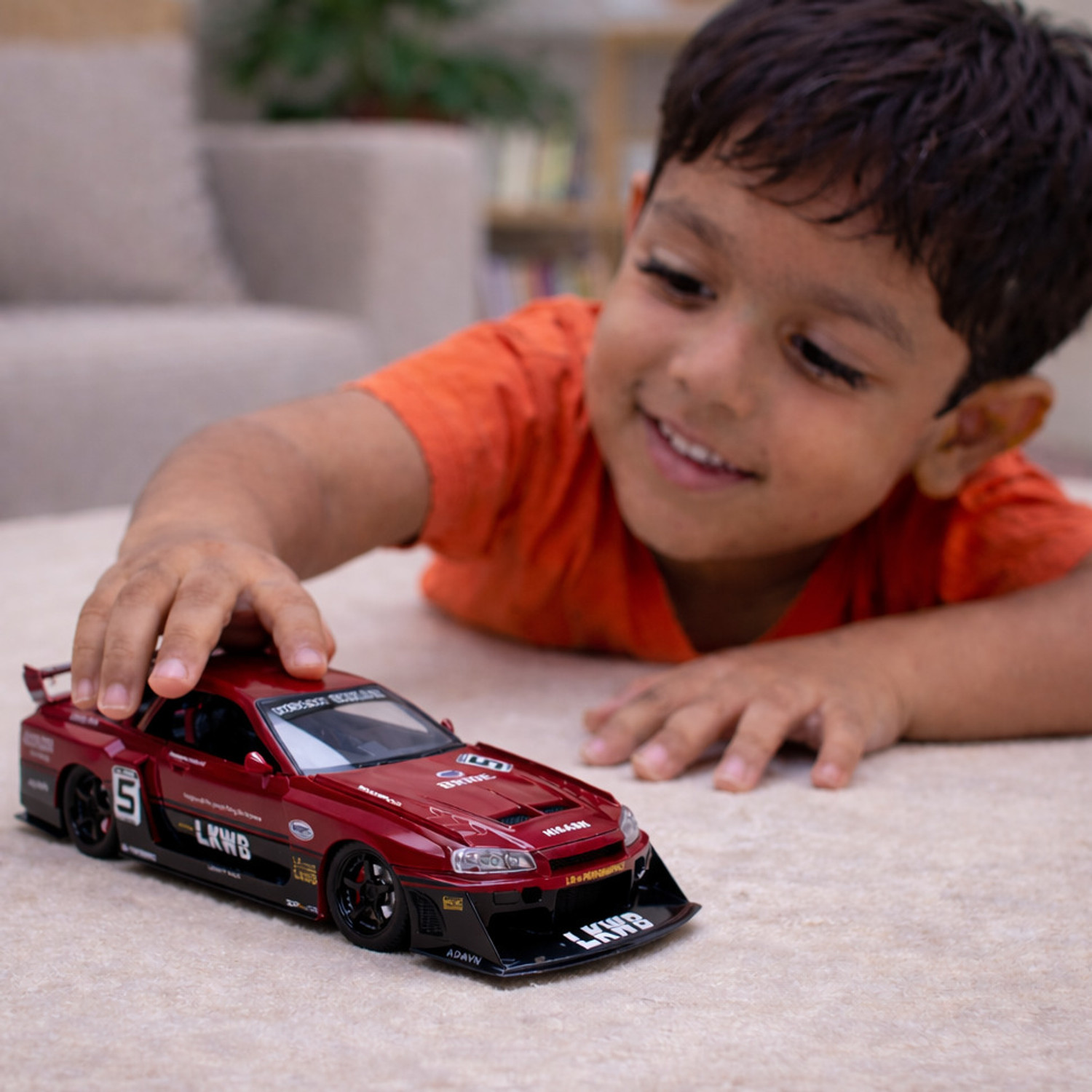 Image of Toyify Metal Die Cast Car Toy for Kids with Lights & Sound\ Openable doors