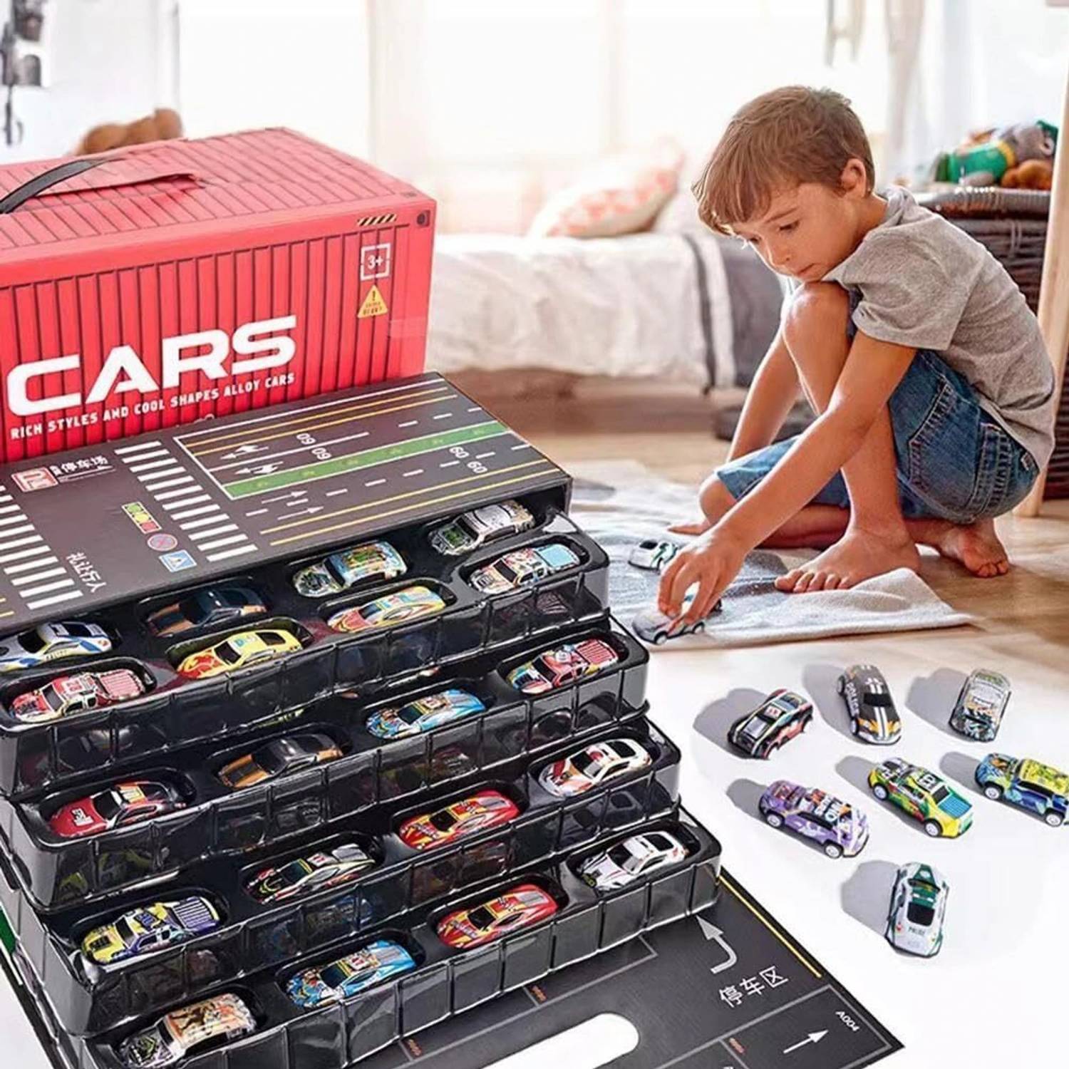 Seboncare 48 Pieces Pull Back Car Set - Image 1